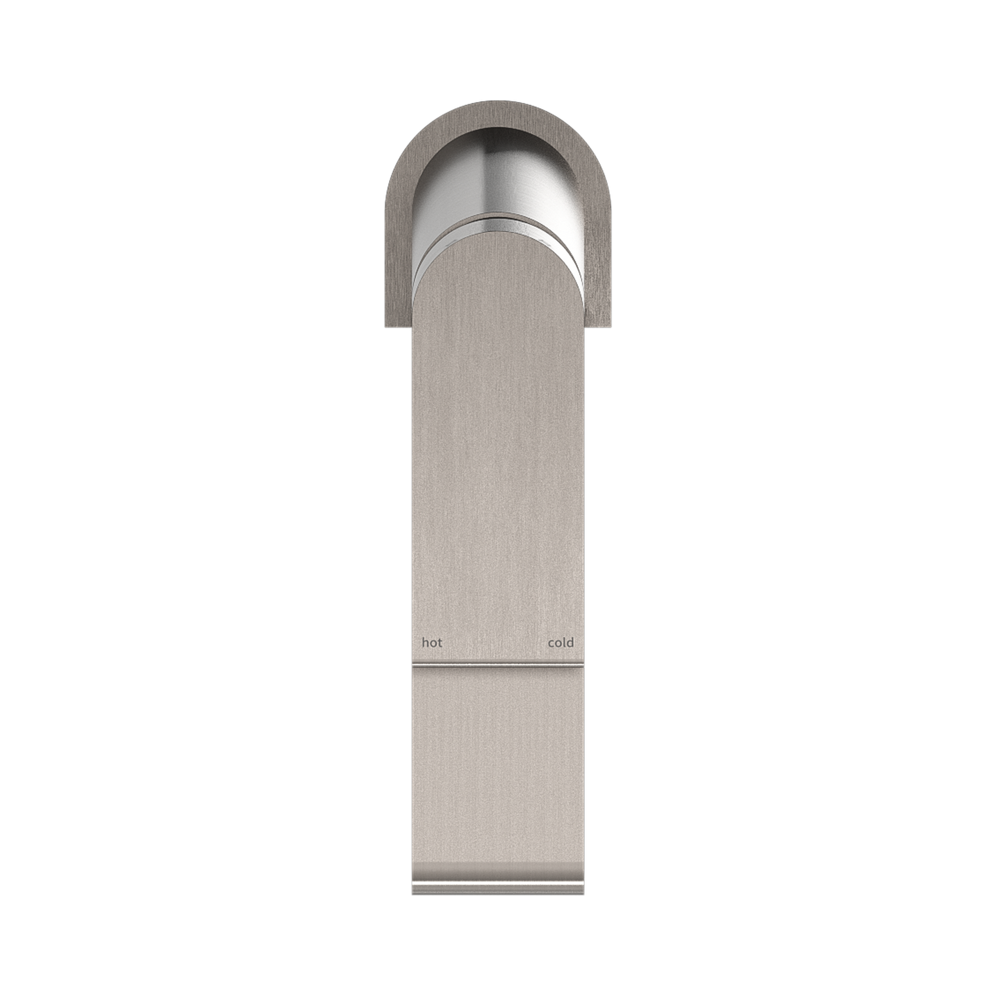 Nero Bianca Basin Mixer, Brushed Nickel