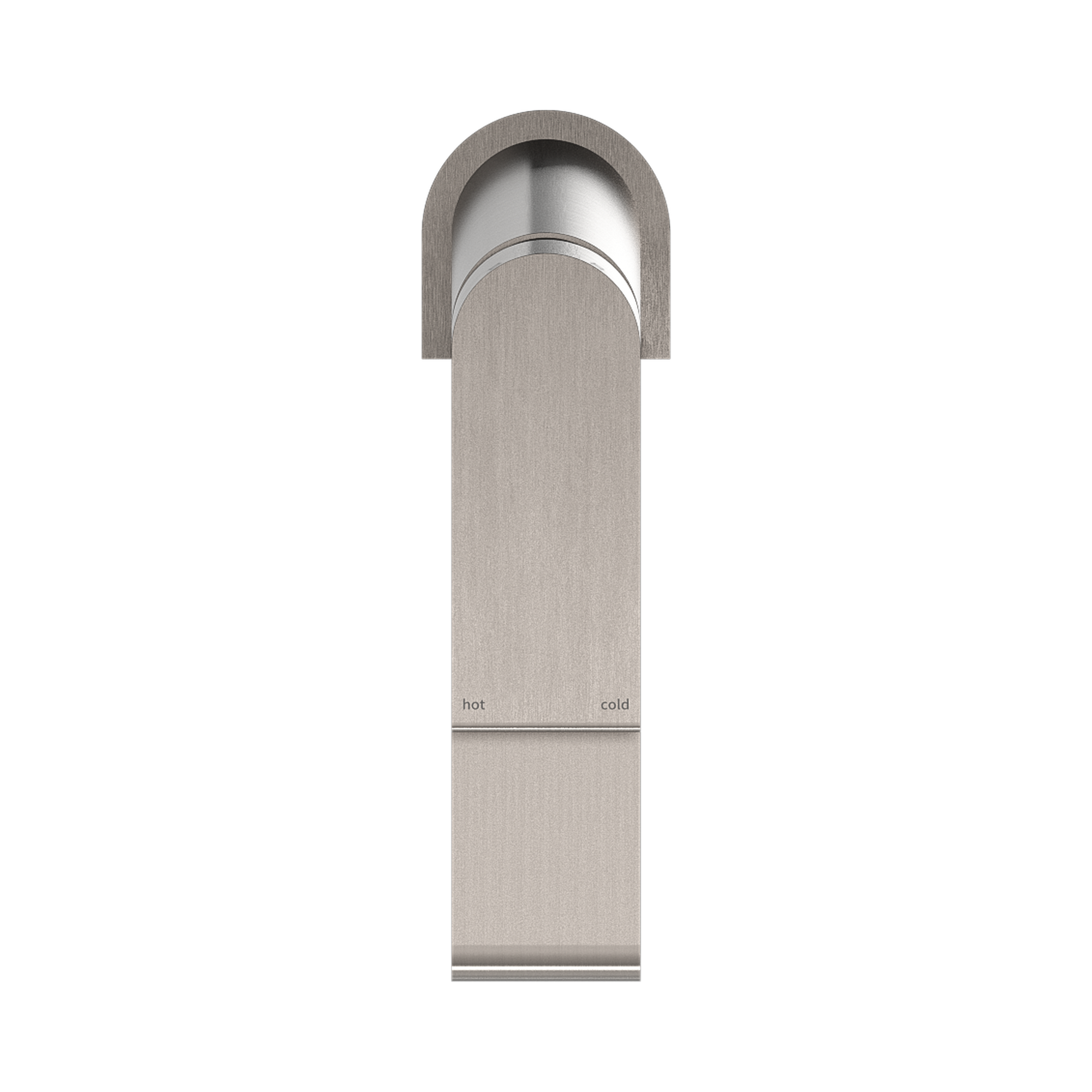 Nero Bianca Basin Mixer, Brushed Nickel