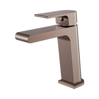 Nero Bianca Basin Mixer, Brushed Bronze
