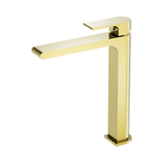 Nero Bianca Tall Basin Mixer, Brushed Gold