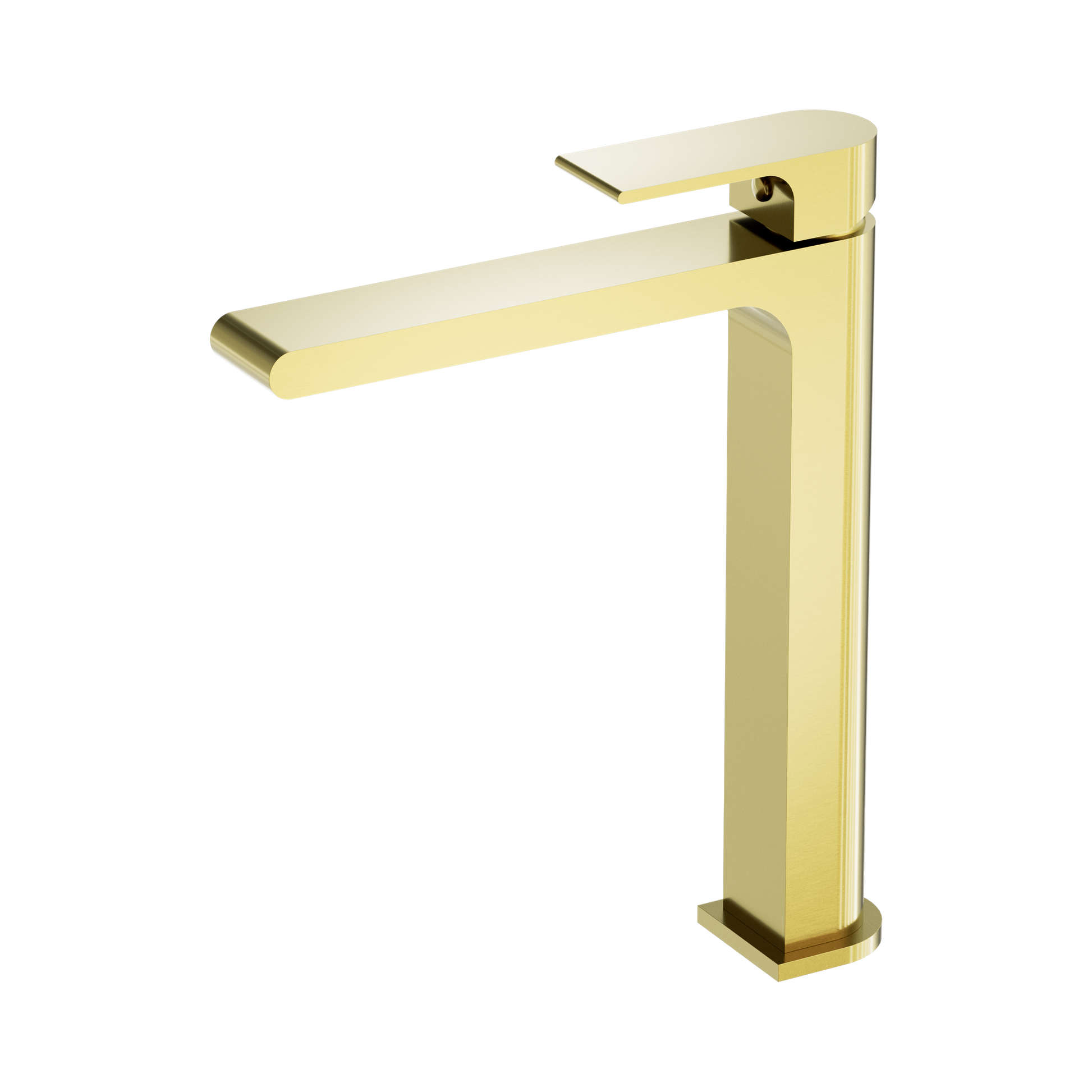Nero Bianca Tall Basin Mixer, Brushed Gold