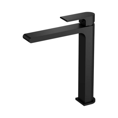 Nero Bianca Tall Basin Mixer, Matte Black