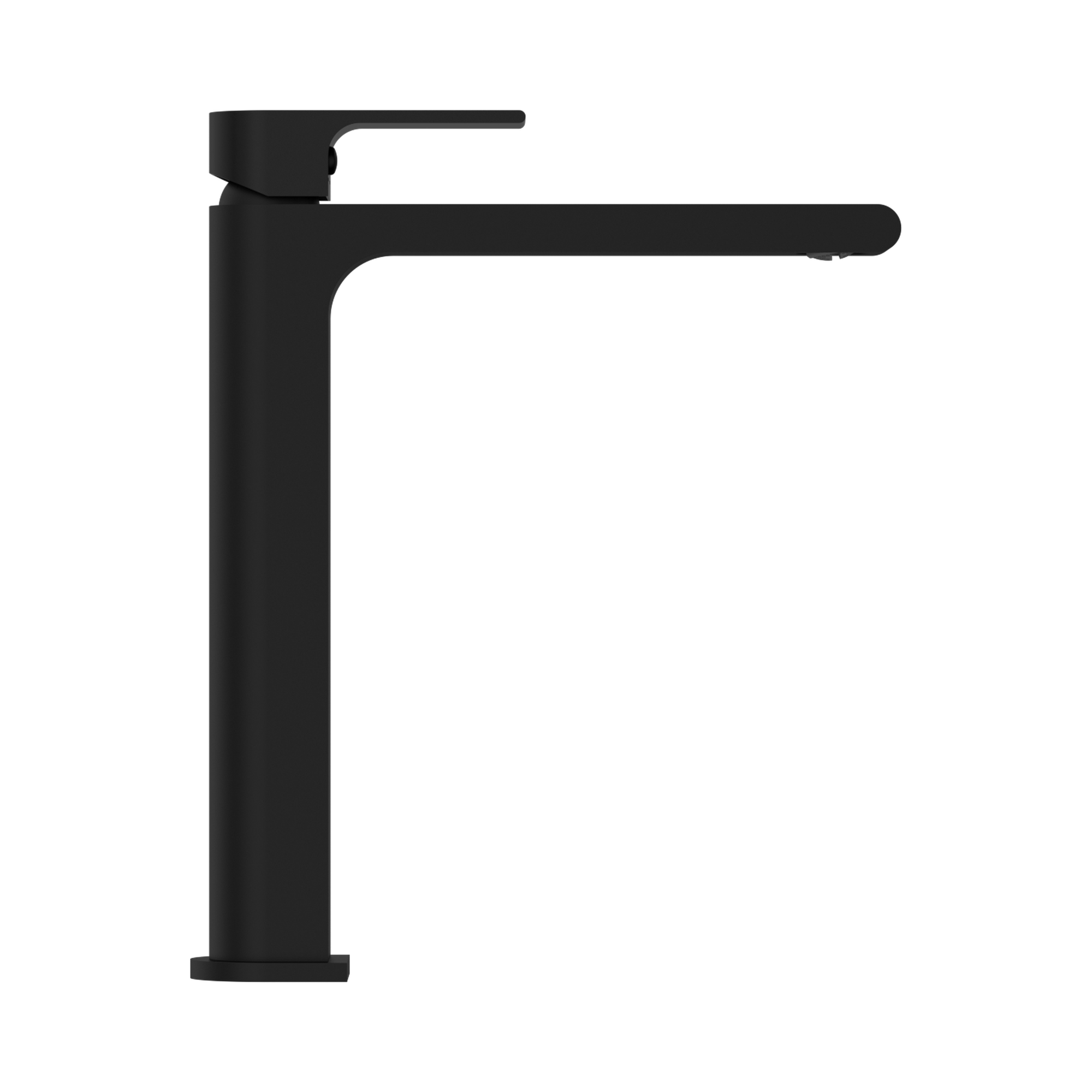 Nero Bianca Tall Basin Mixer, Matte Black