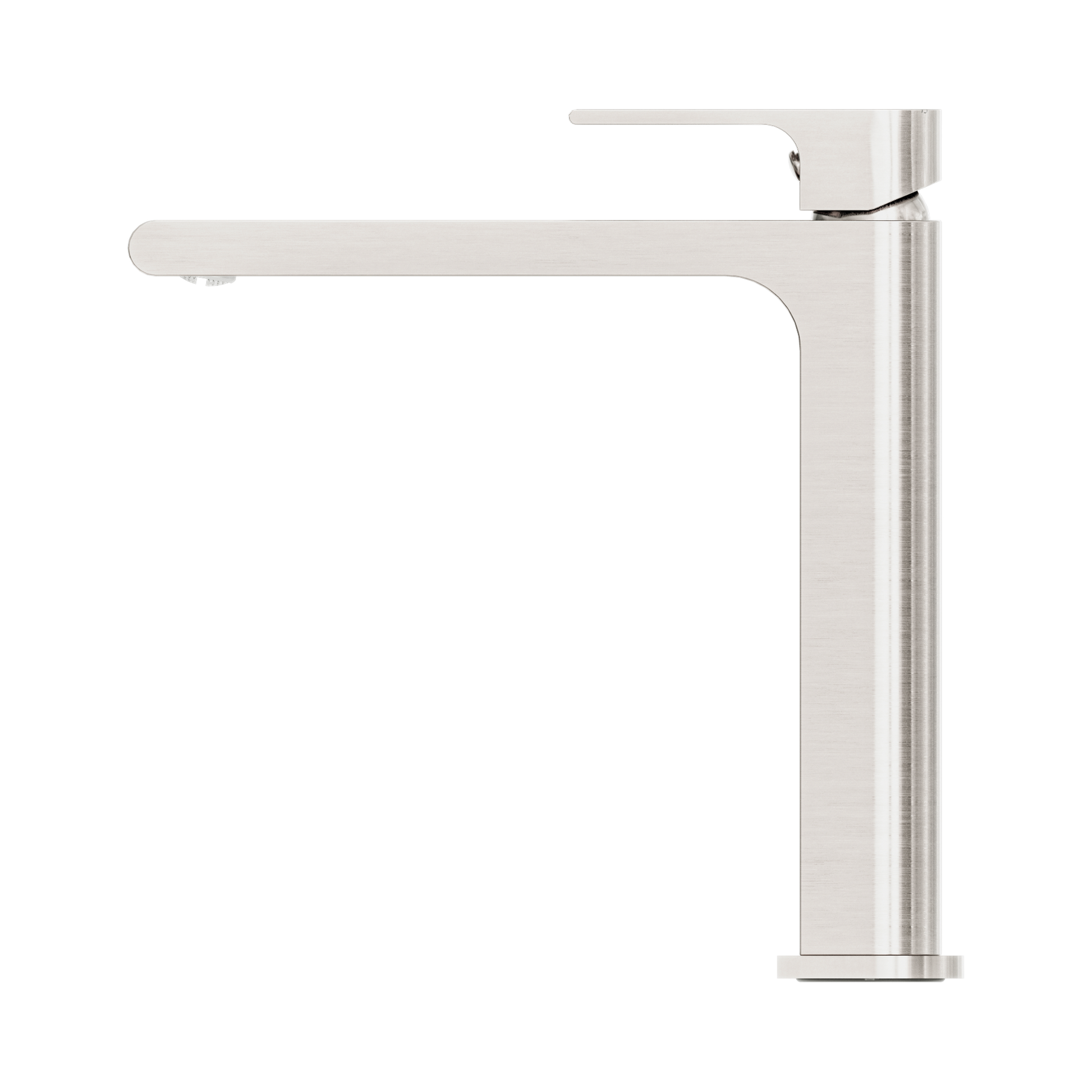 Nero Bianca Mid Tall Basin Mixer, Brushed Nickel