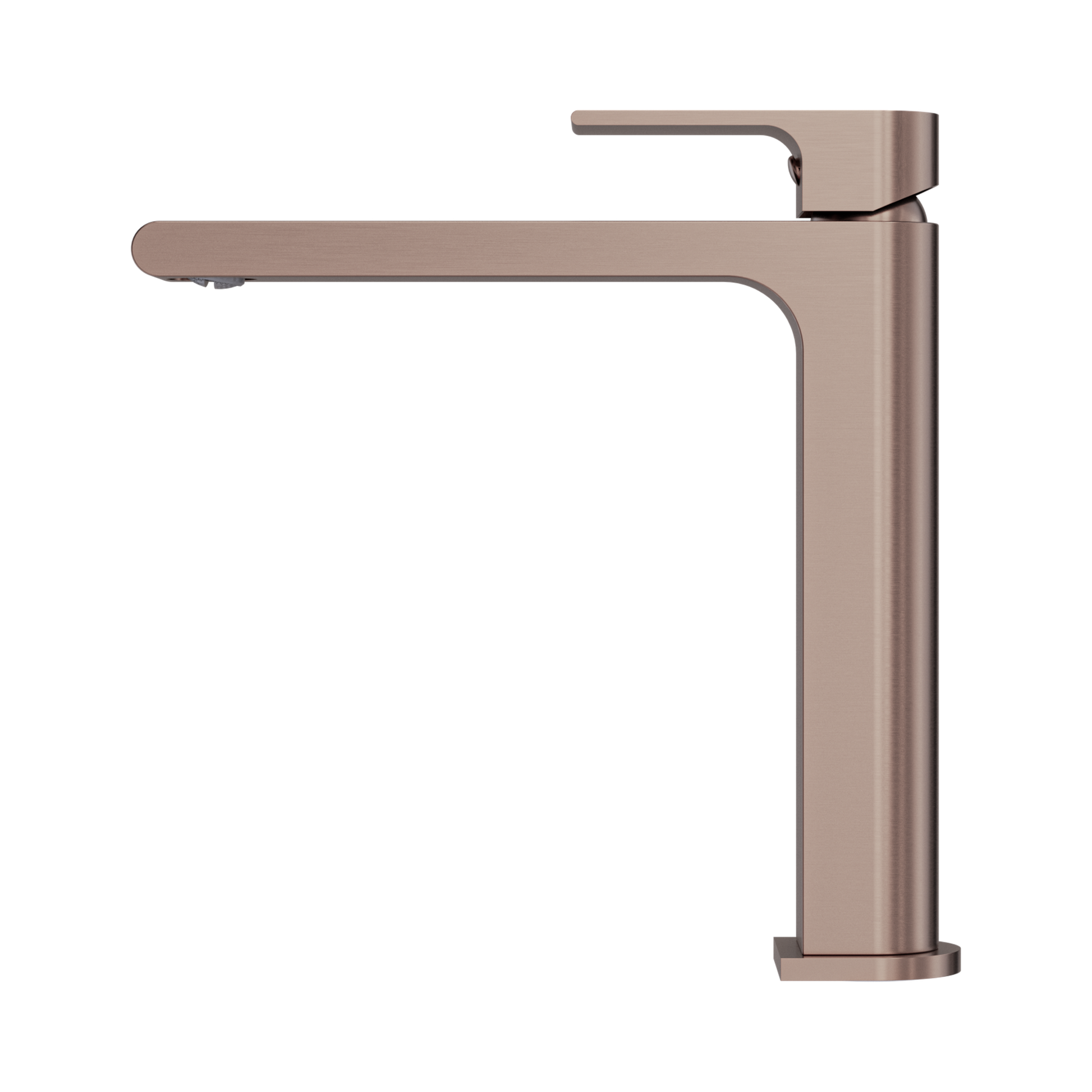 Nero Bianca Mid Tall Basin Mixer, Brushed Bronze