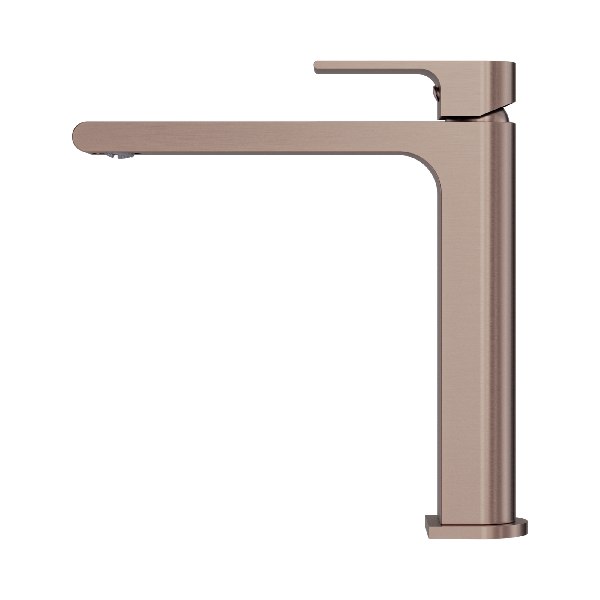 Nero Bianca Mid Tall Basin Mixer, Brushed Bronze