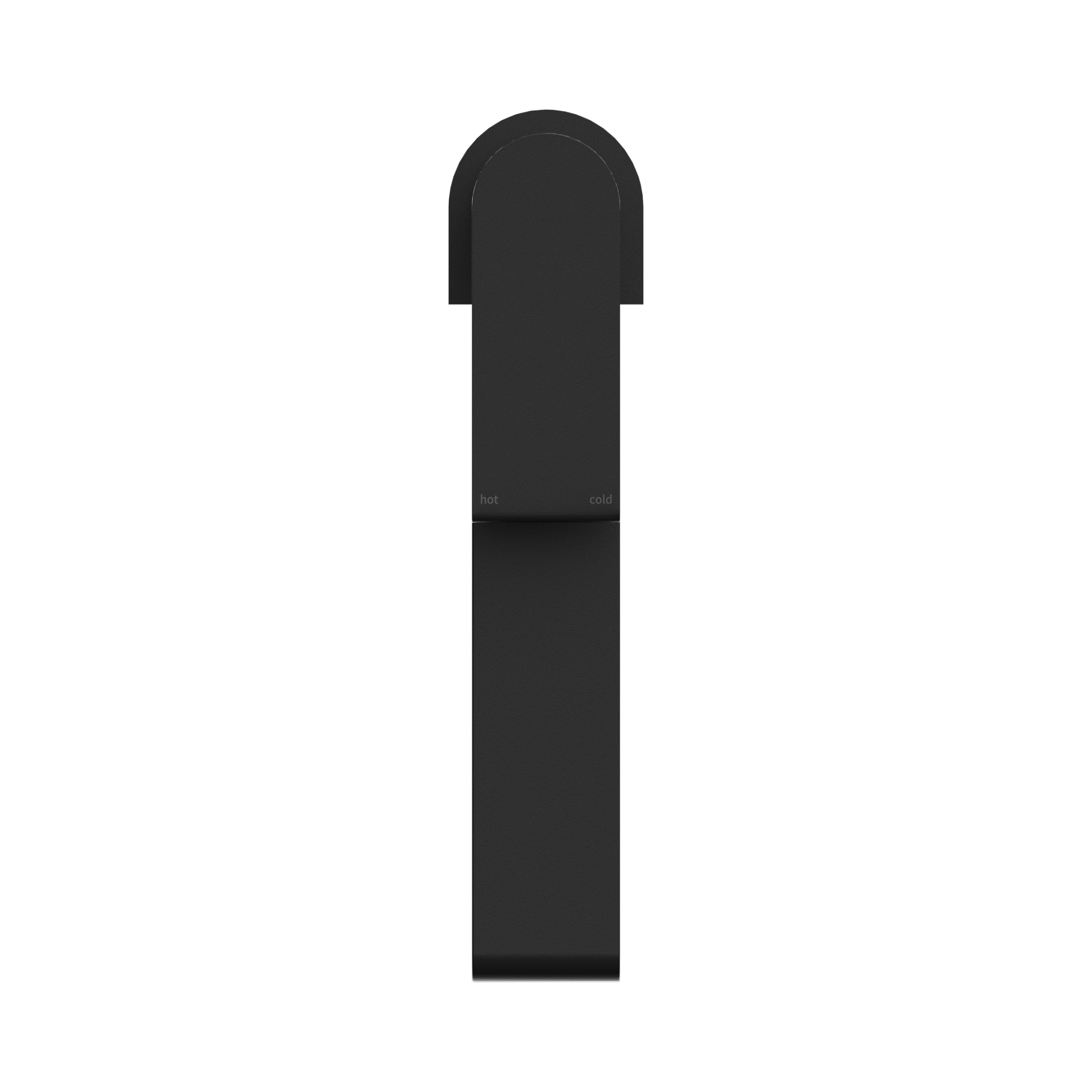 Nero Bianca Mid Tall Basin Mixer, Matte Black