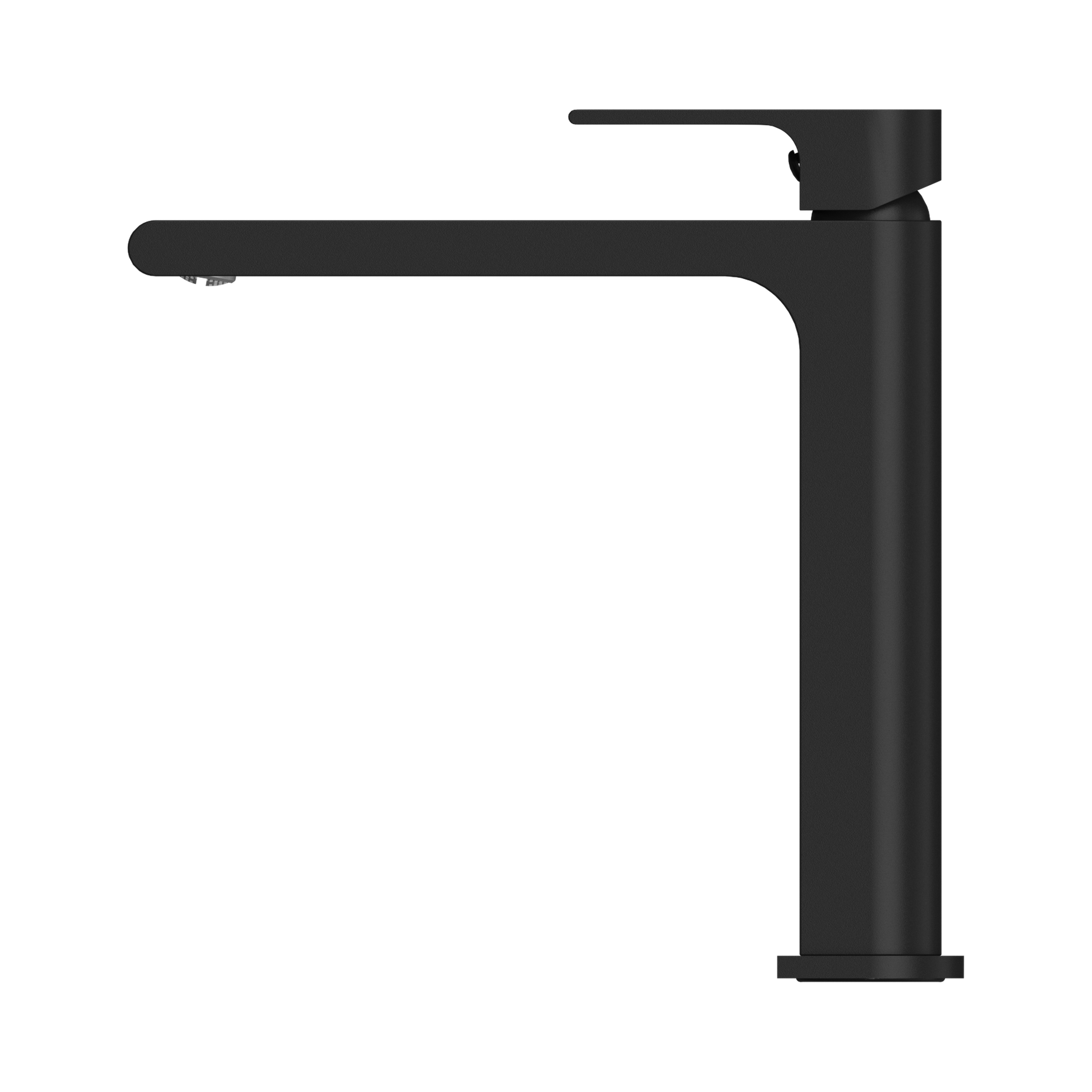 Nero Bianca Mid Tall Basin Mixer, Matte Black
