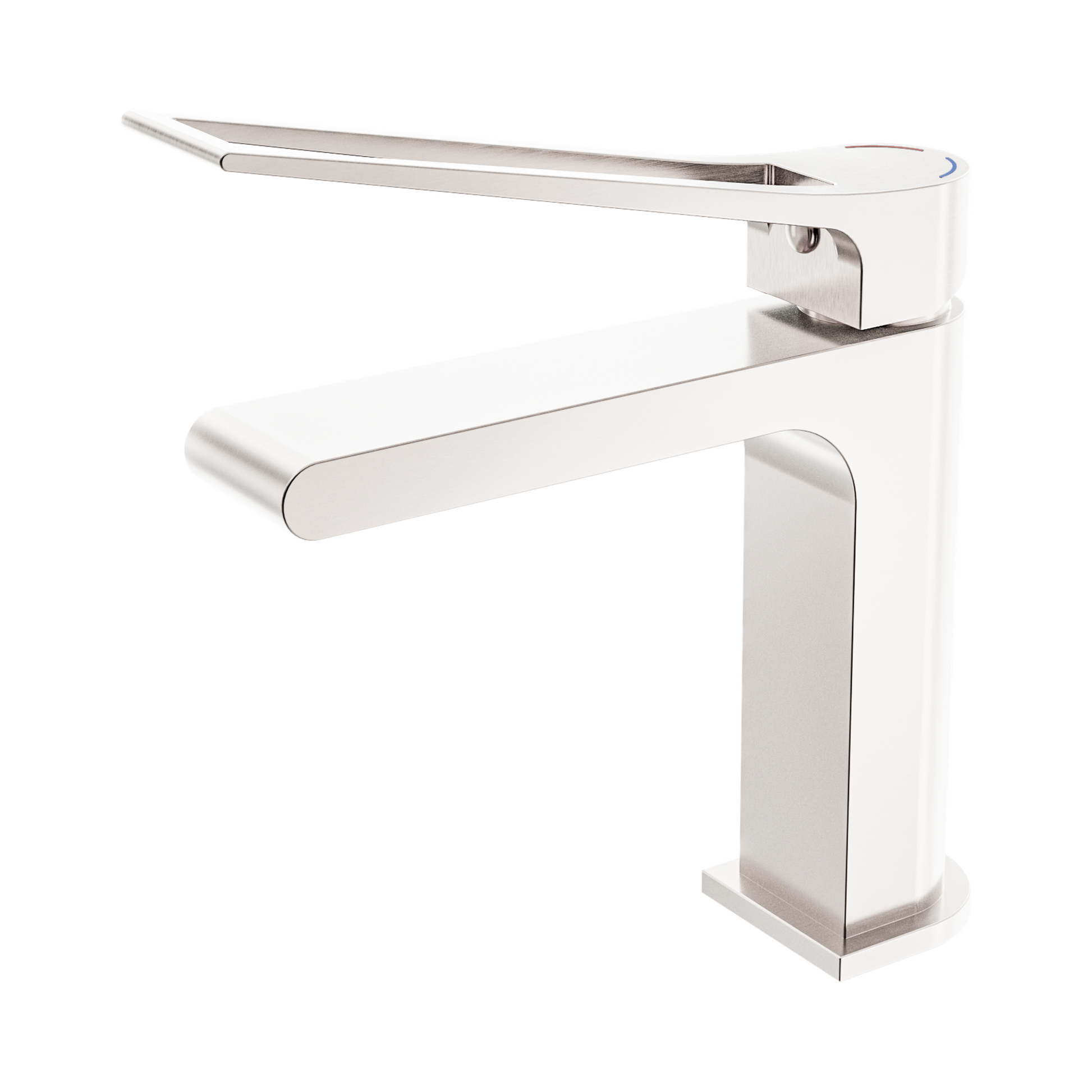 Nero Bianca Care Basin Mixer, Brushed Nickel