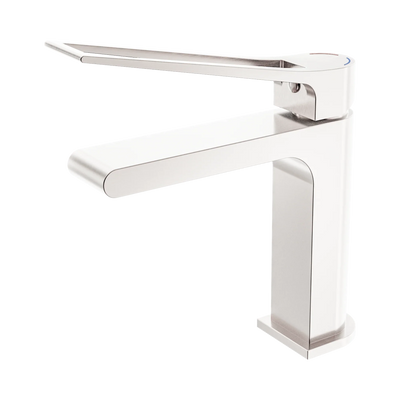 Nero Bianca Care Basin Mixer, Brushed Nickel