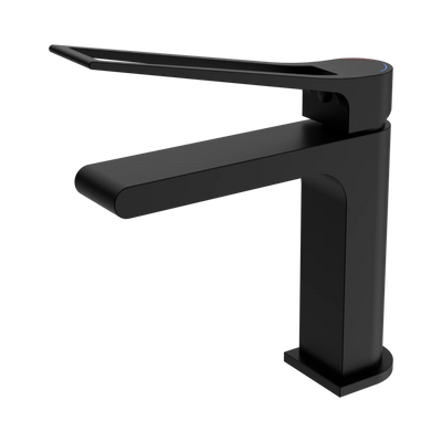 Nero Bianca Care Basin Mixer, Matte Black