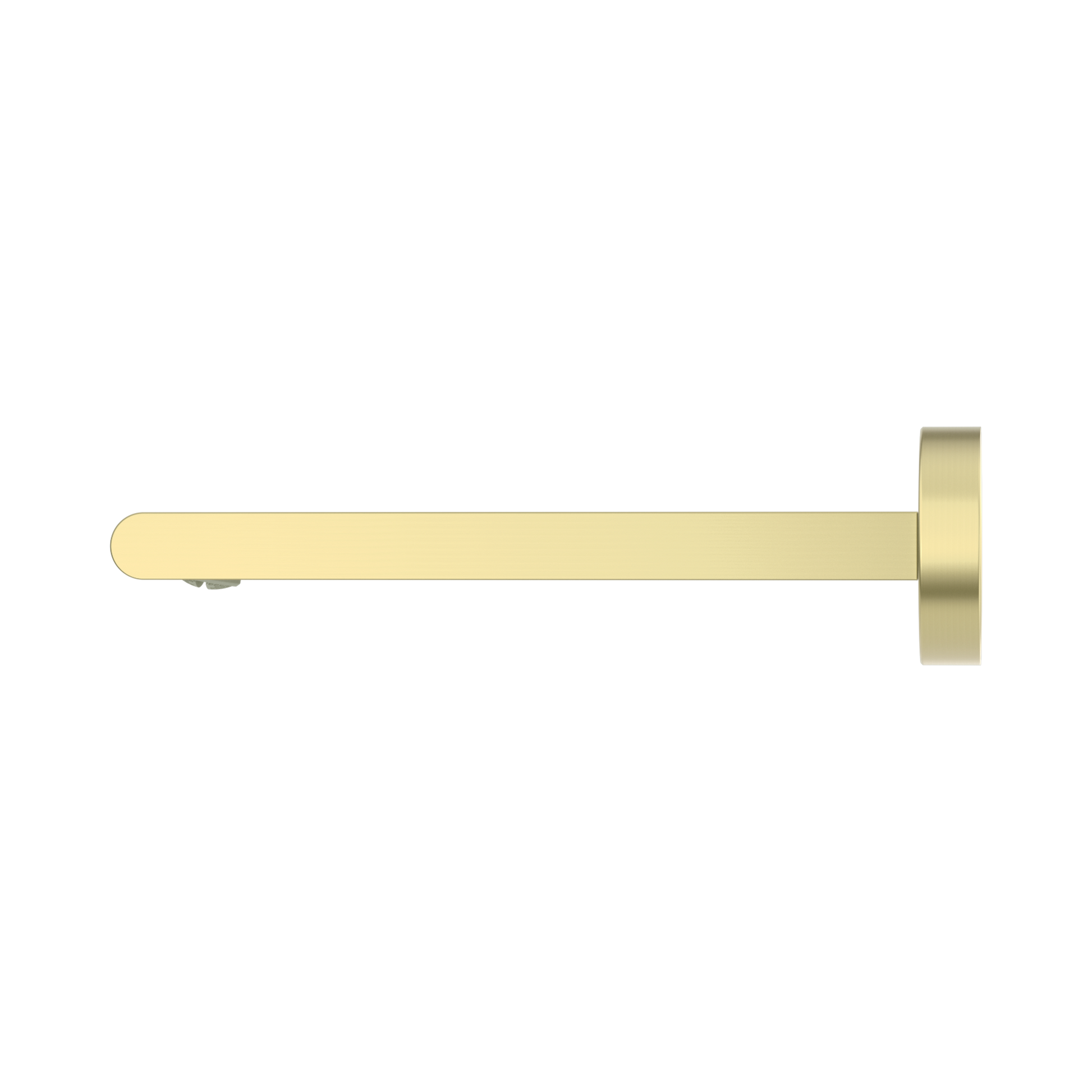 Nero Bianca Fixed Bath Spout Only 200mm, Brushed Gold