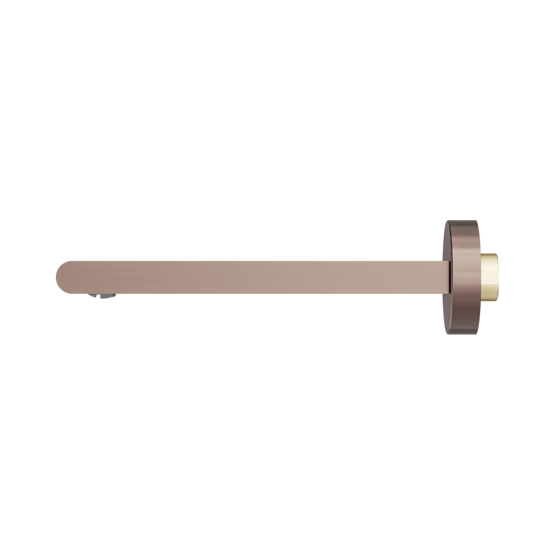 Nero Bianca Fixed Bath Spout Only 200mm, Brushed Bronze