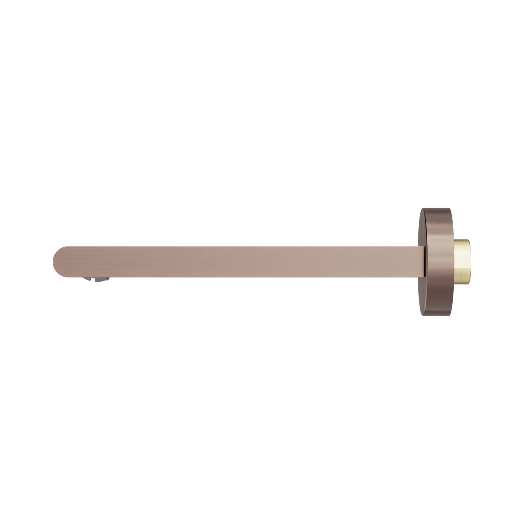 Nero Bianca Fixed Bath Spout Only 200mm, Brushed Bronze