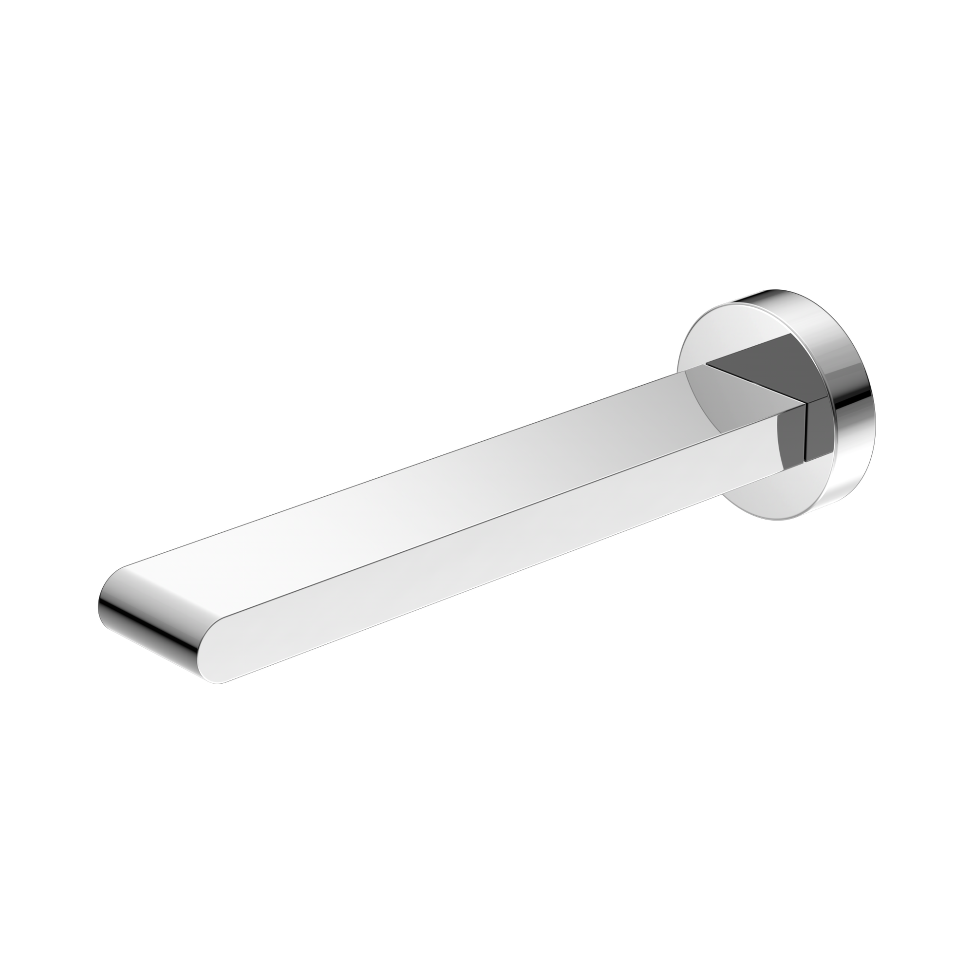 Nero Bianca Fixed Bath Spout Only 200mm, Chrome