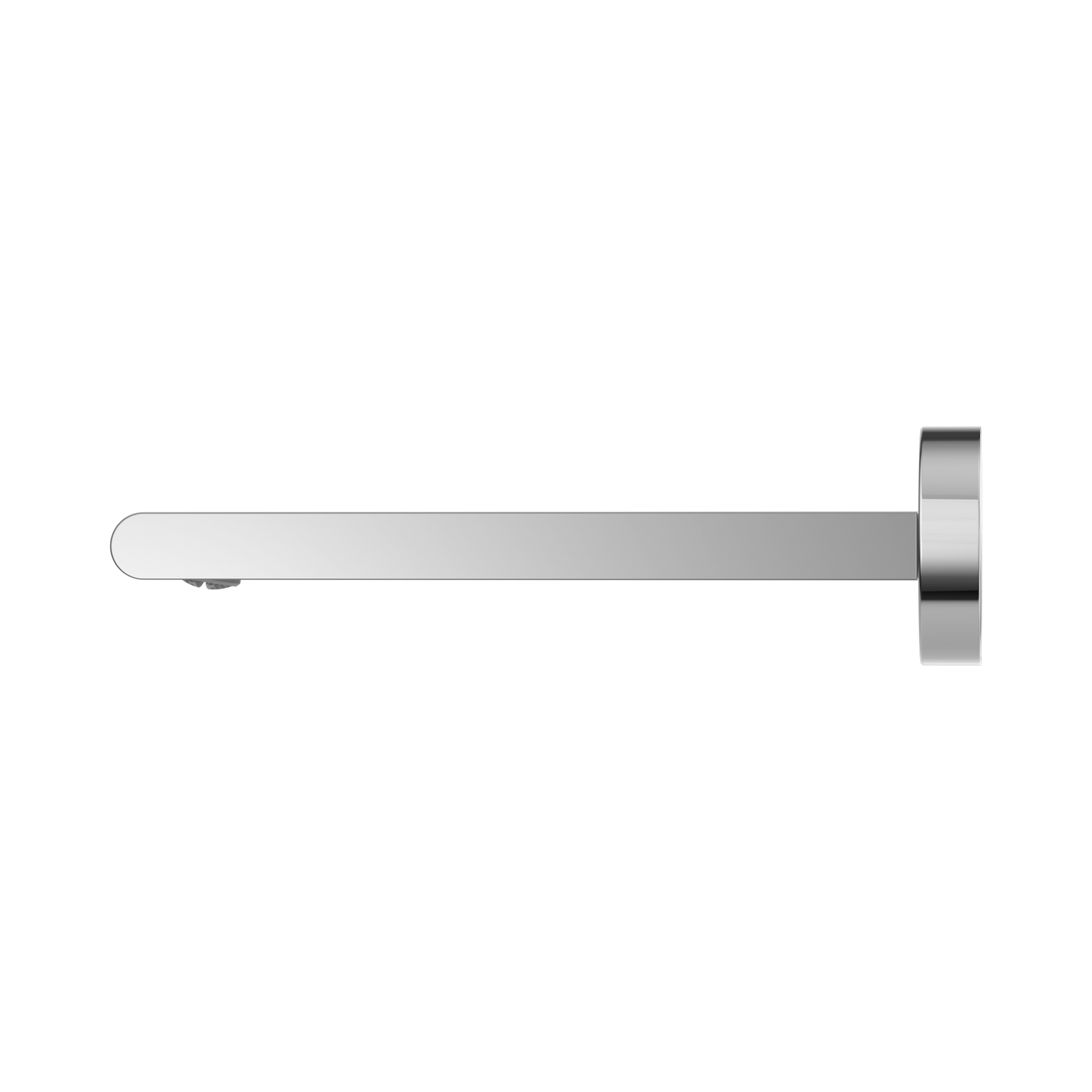 Nero Bianca Fixed Bath Spout Only 200mm, Chrome