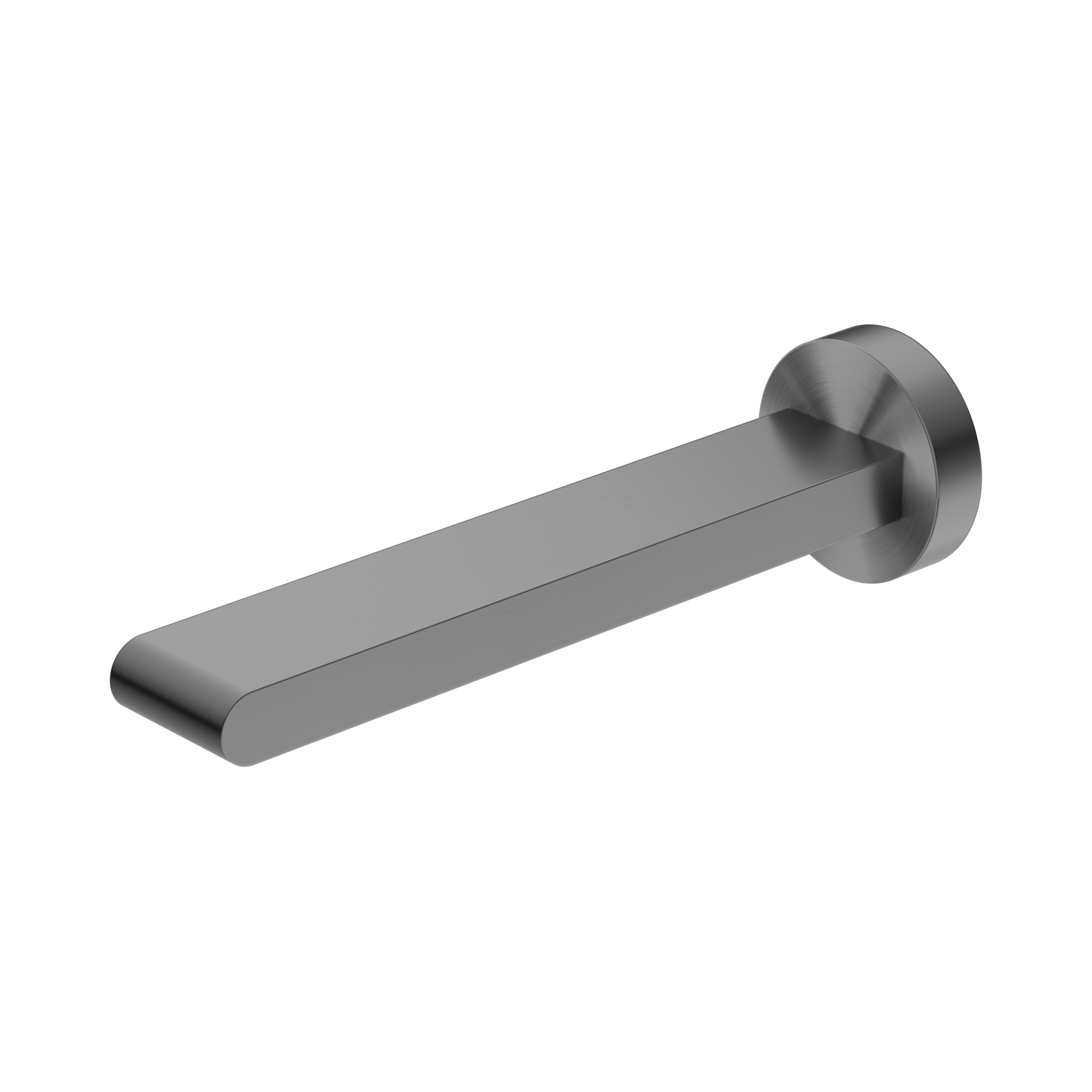 Nero Bianca Fixed Bath Spout Only 200mm, Gun Metal