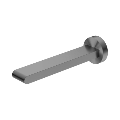 Nero Bianca Fixed Bath Spout Only 200mm, Gun Metal