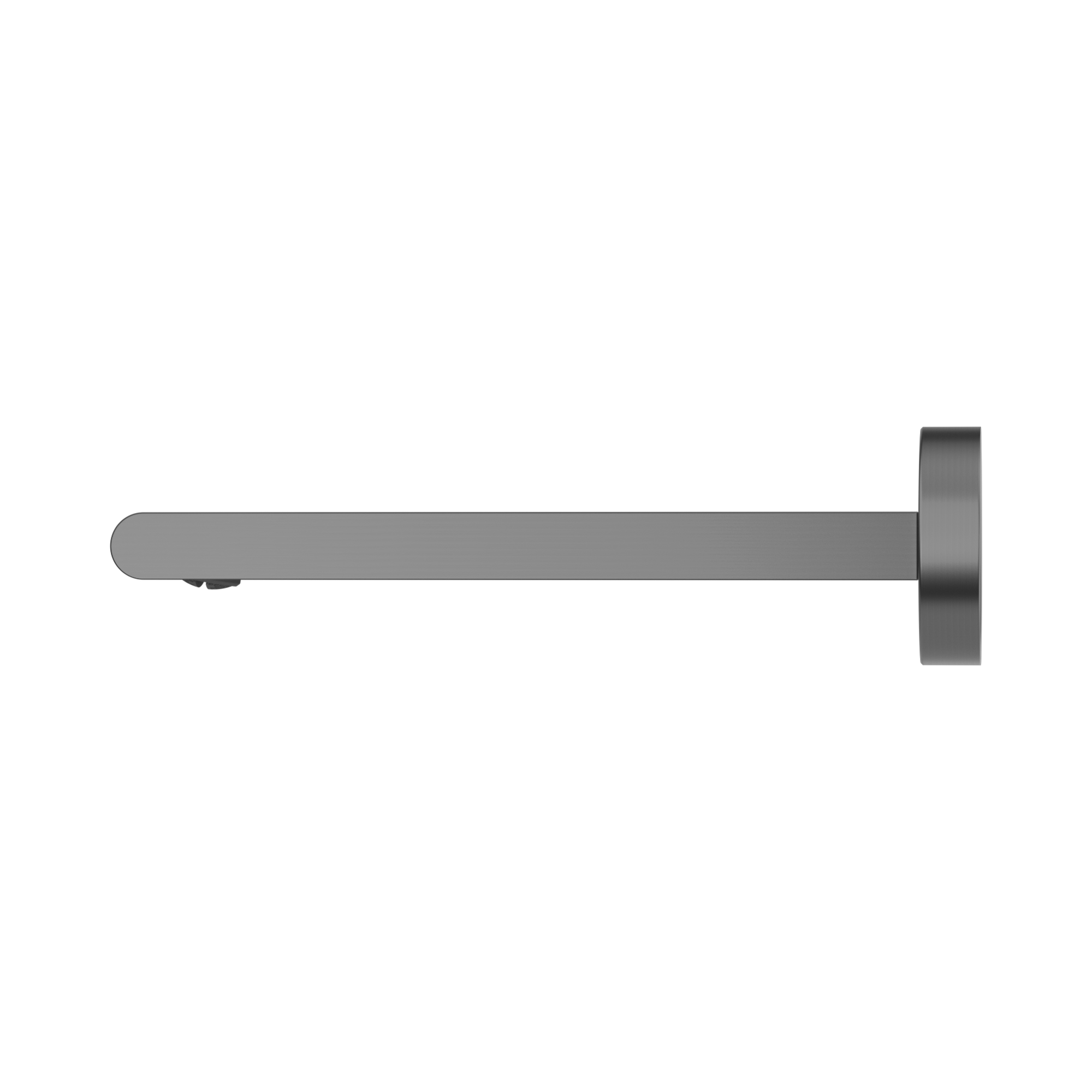 Nero Bianca Fixed Bath Spout Only 200mm, Gun Metal