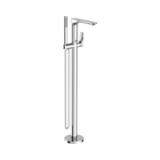 Nero Bianca Freestanding Bath Mixer With Hand Shower, Chrome