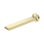 Nero Bianca Fixed Bath Spout Only 240mm, Brushed Gold