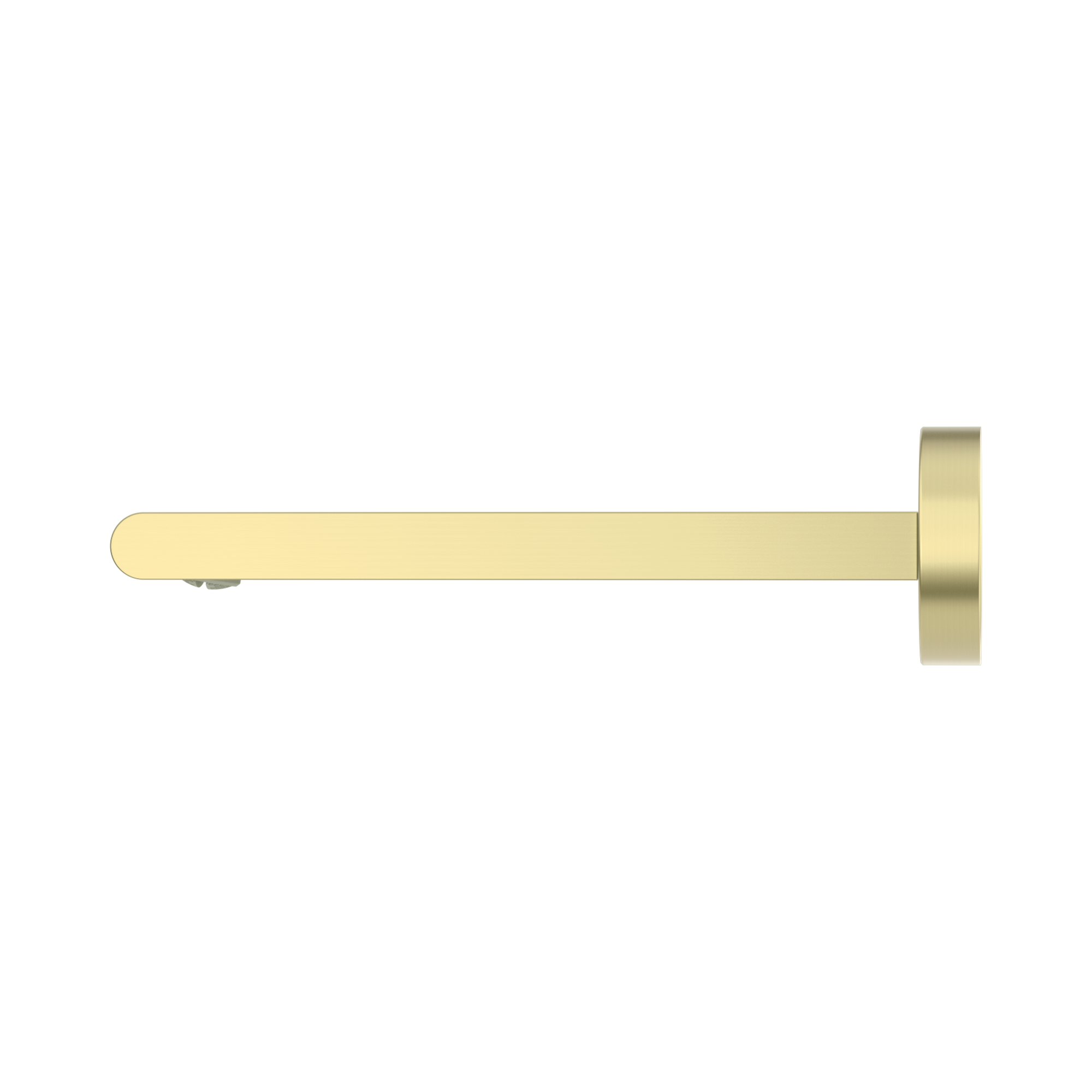Nero Bianca Fixed Bath Spout Only 240mm, Brushed Gold