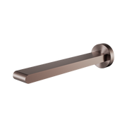 Nero Bianca Fixed Bath Spout Only 240mm, Brushed Bronze