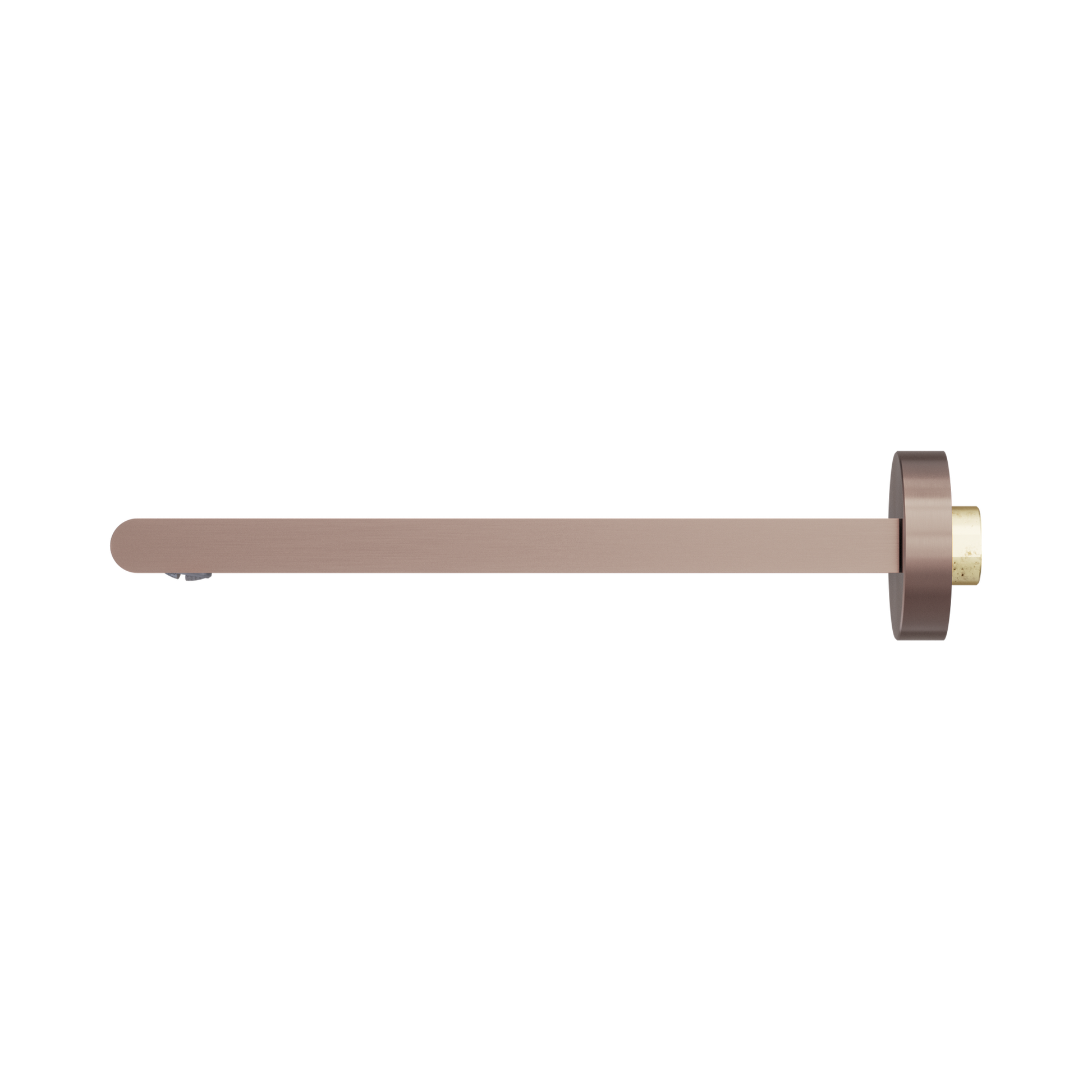 Nero Bianca Fixed Bath Spout Only 240mm, Brushed Bronze
