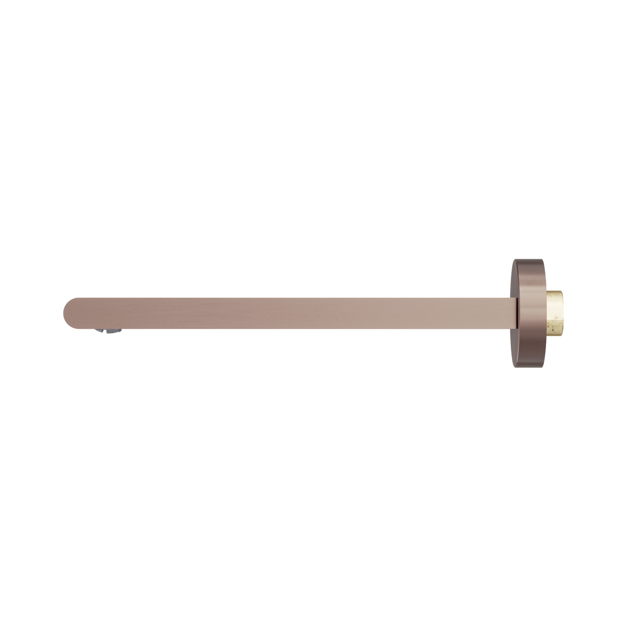 Nero Bianca Fixed Bath Spout Only 240mm, Brushed Bronze