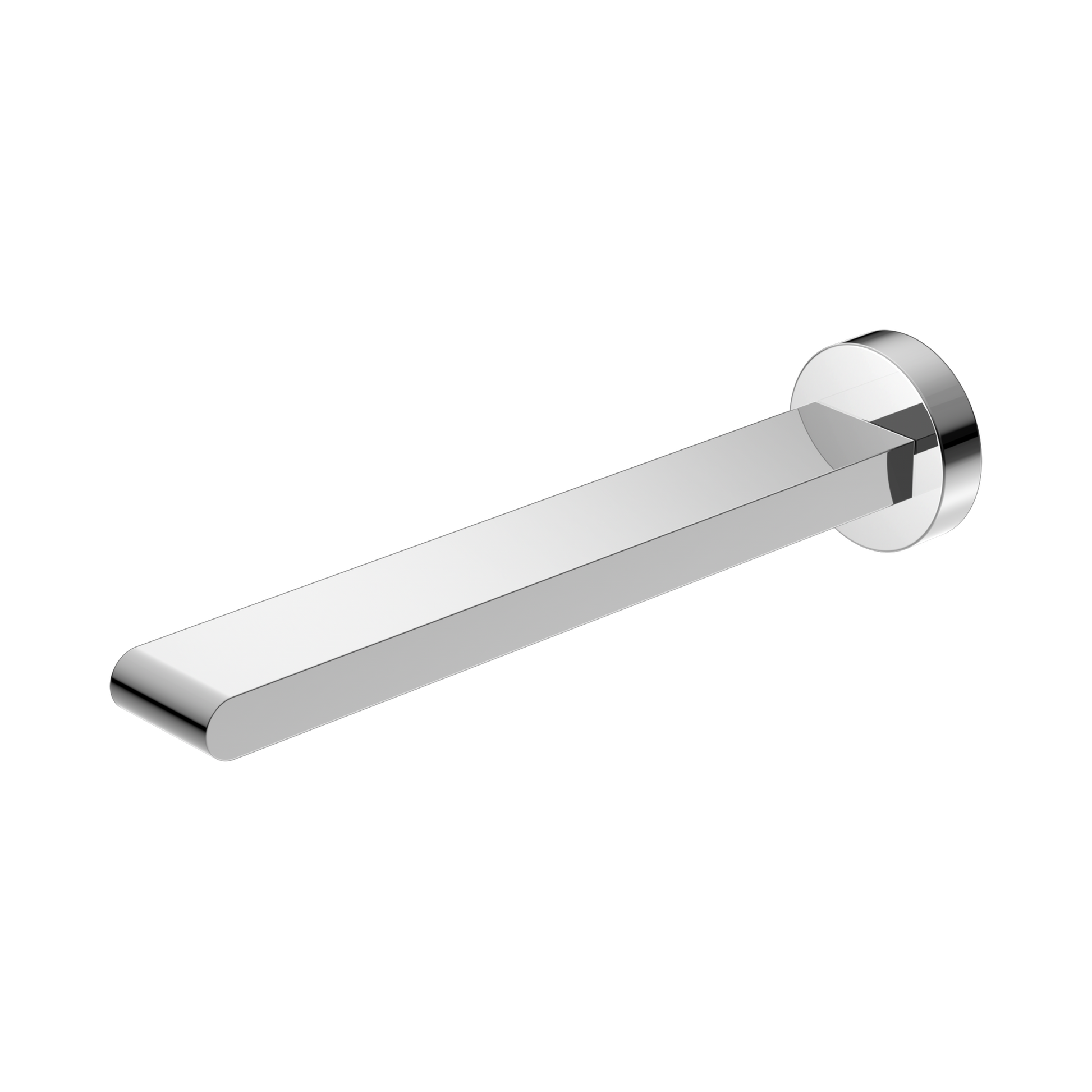 Nero Bianca Fixed Bath Spout Only 240mm, Chrome