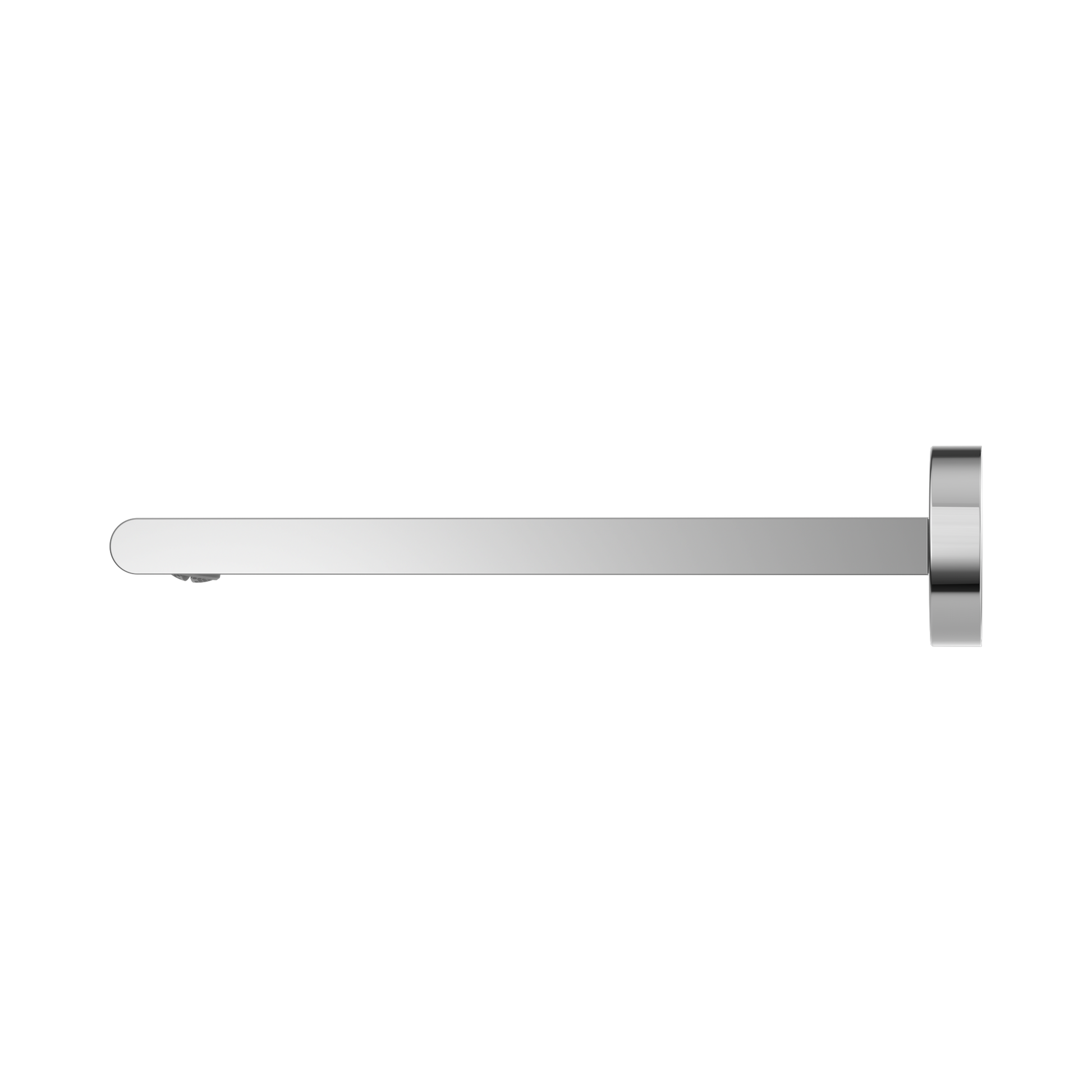 Nero Bianca Fixed Bath Spout Only 240mm, Chrome