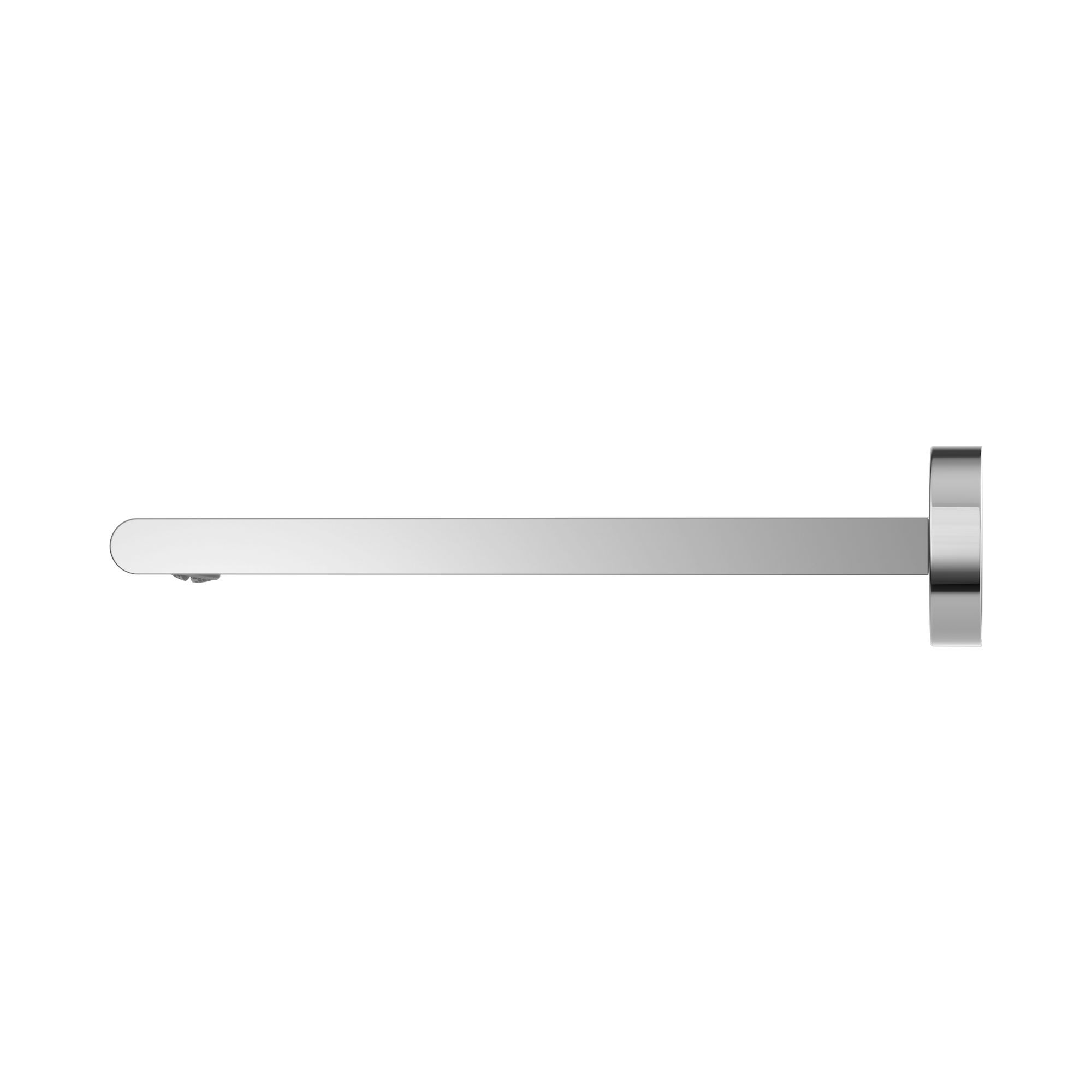 Nero Bianca Fixed Bath Spout Only 240mm, Chrome