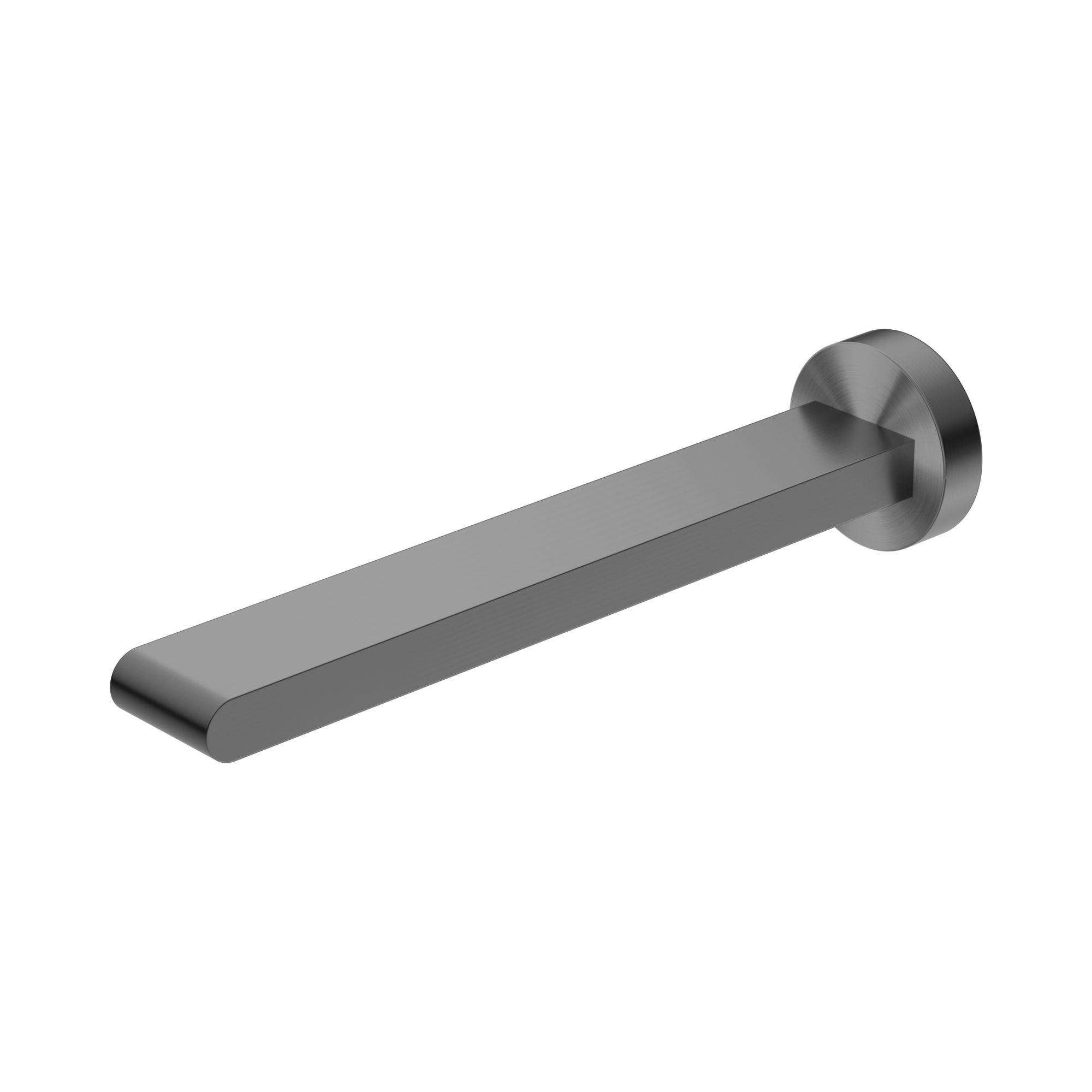 Nero Bianca Fixed Bath Spout Only 240mm, Gun Metal