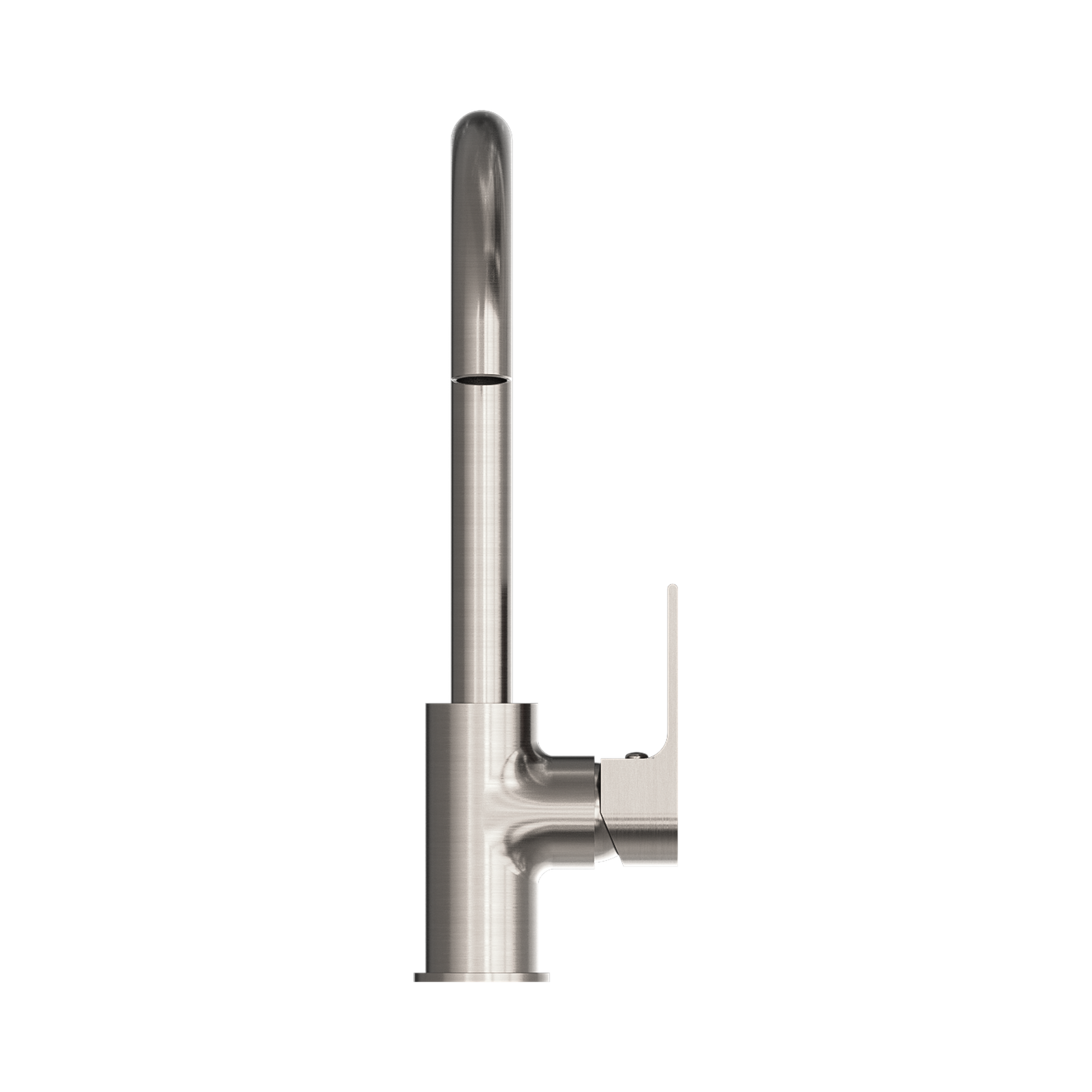 Nero Bianca Kitchen Mixer Gooseneck Spout, Brushed Nickel