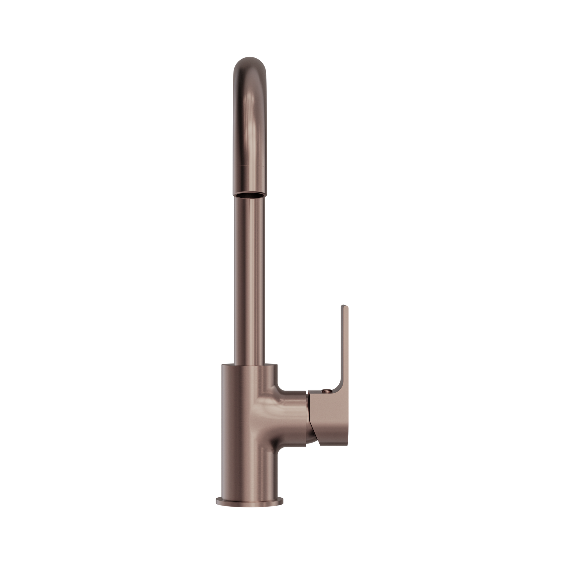 Nero Bianca Kitchen Mixer Gooseneck Spout, Brushed Bronze
