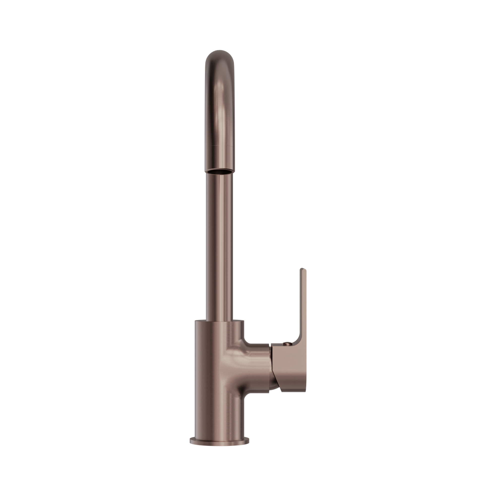 Nero Bianca Kitchen Mixer Gooseneck Spout, Brushed Bronze