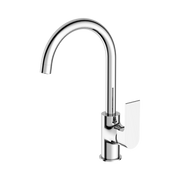 Nero Bianca Kitchen Mixer Gooseneck Spout, Chrome