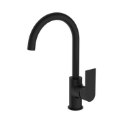 Nero Bianca Kitchen Mixer Gooseneck Spout, Matte Black