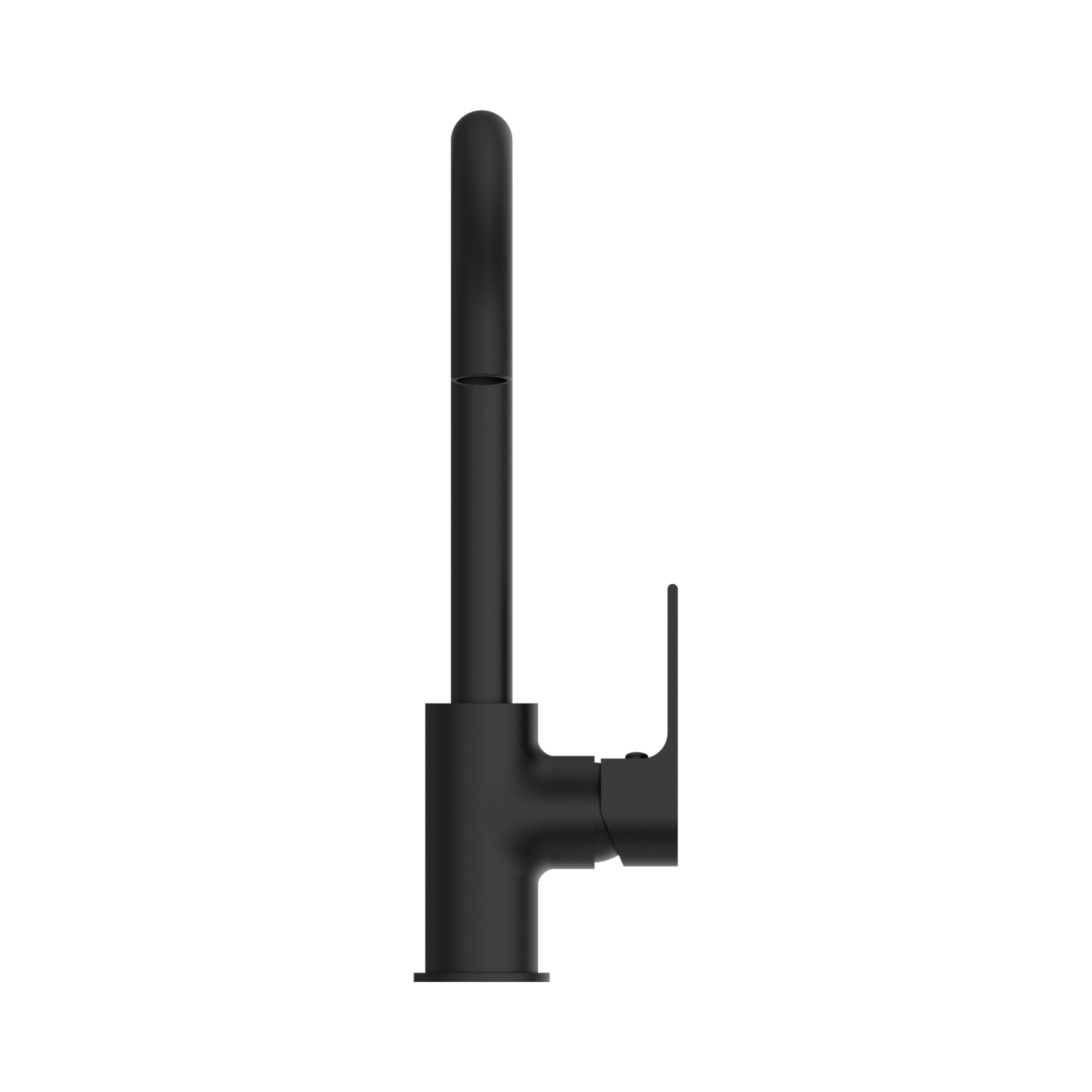 Nero Bianca Kitchen Mixer Gooseneck Spout, Matte Black