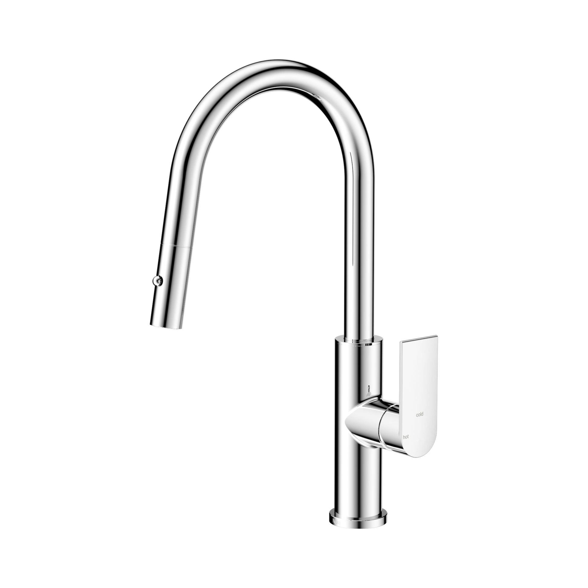 Nero Bianca Smart Sensor Pull Out Kitchen Mixer, Chrome