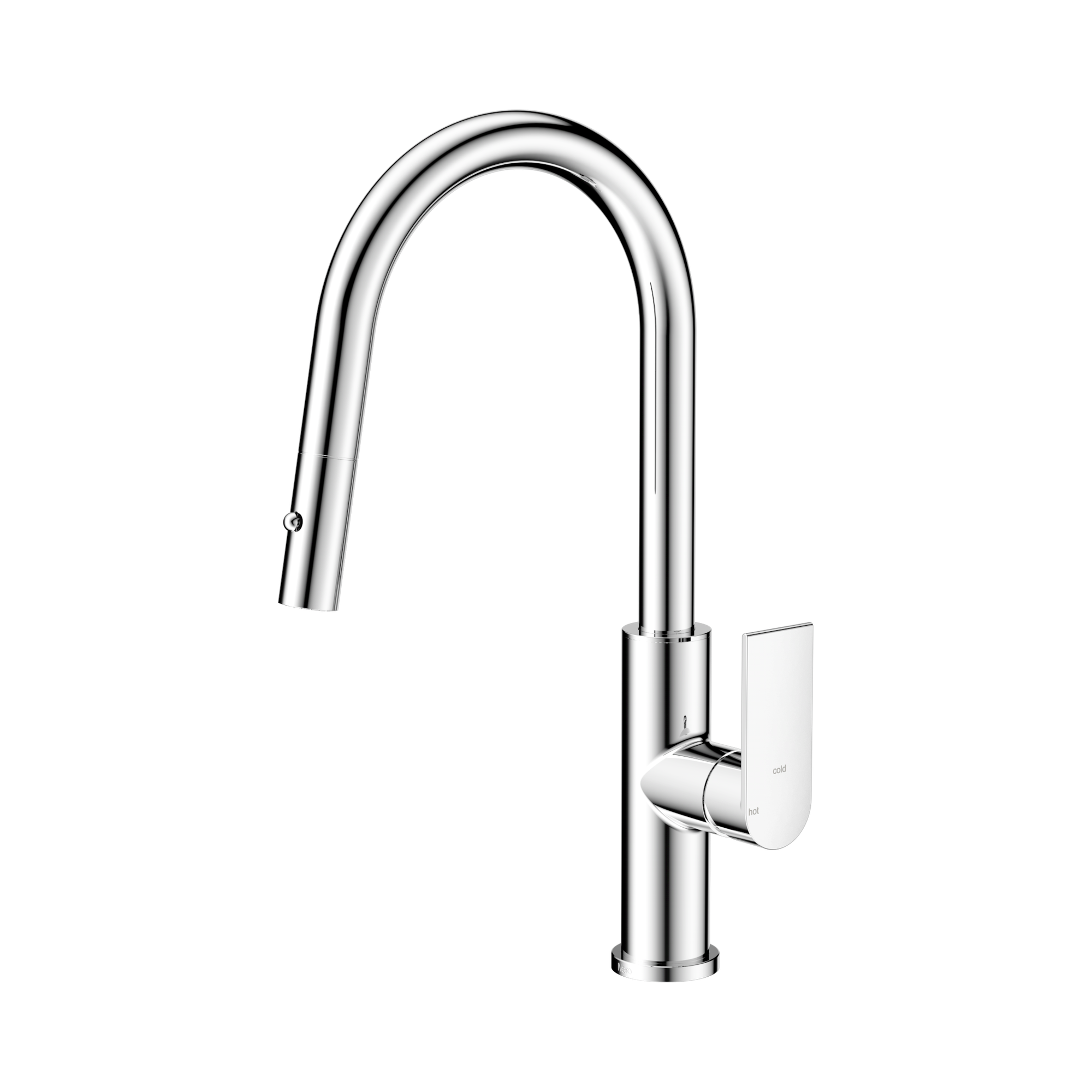 Nero Bianca Smart Sensor Pull Out Kitchen Mixer, Chrome