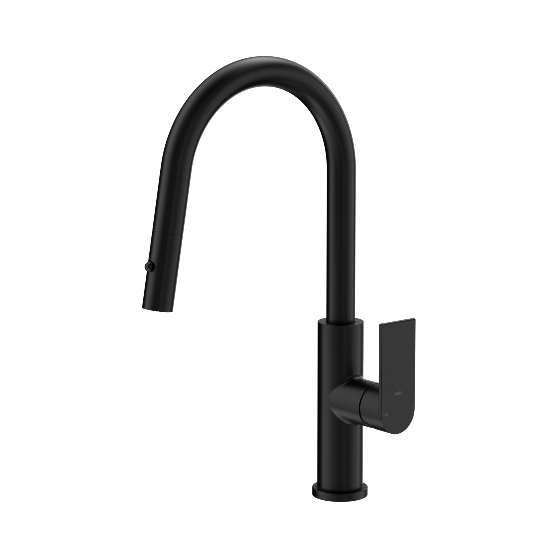 Nero Bianca Smart Sensor Pull Out Kitchen Mixer, Matte Black