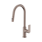 Nero Bianca Pull Out Sink Mixer With Vegie Spray Function, Brushed Bronze