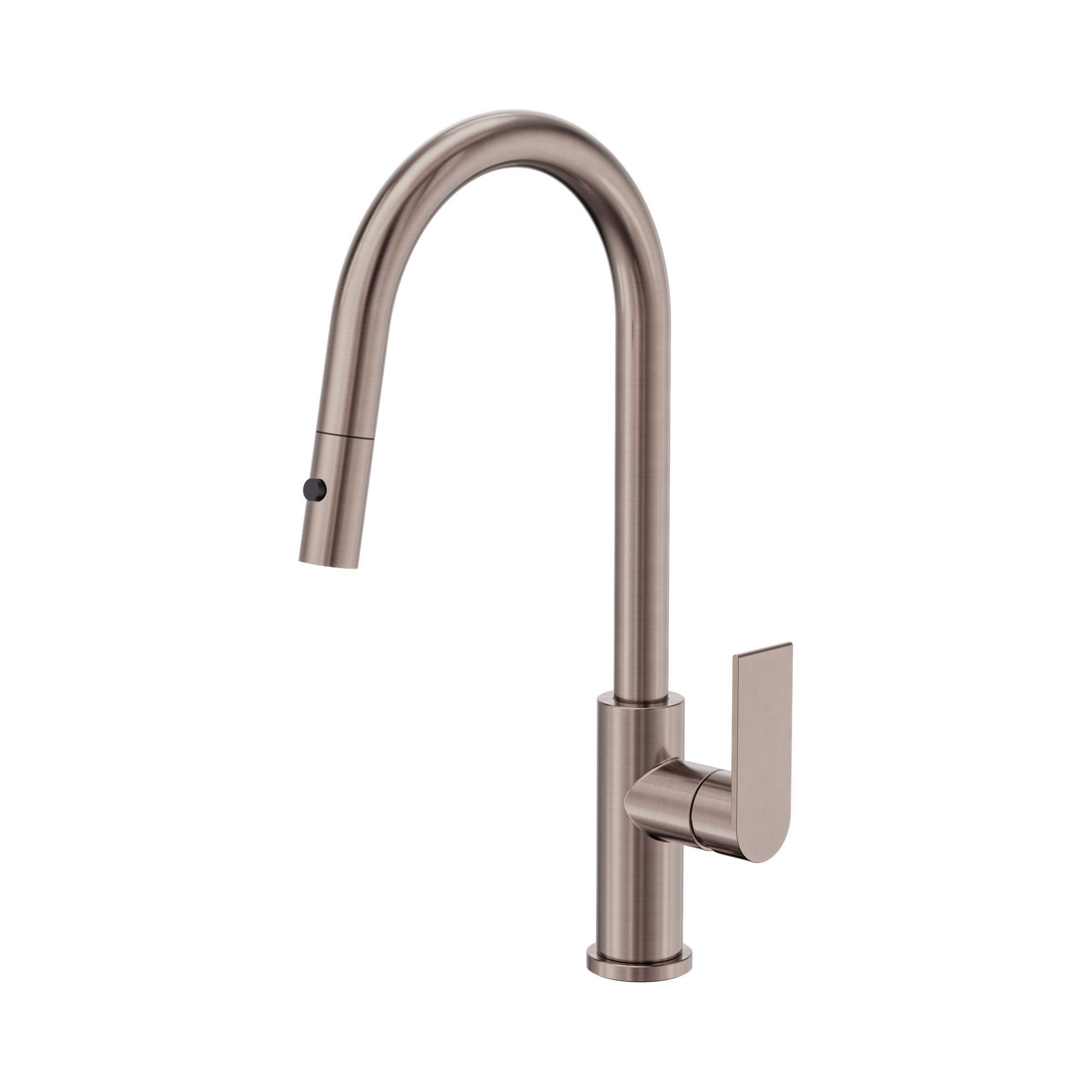 Nero Bianca Pull Out Sink Mixer With Vegie Spray Function, Brushed Bronze