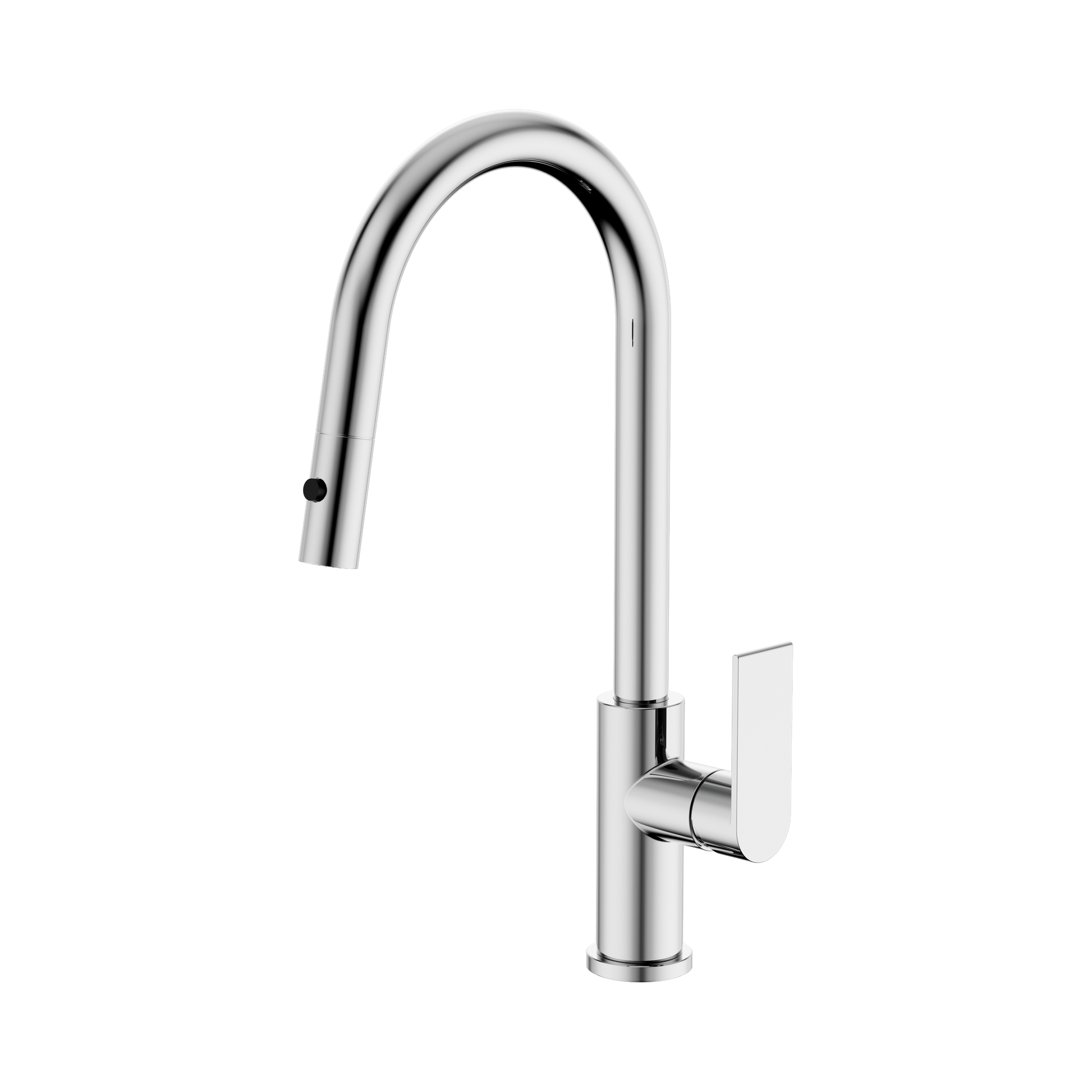 Nero Bianca Pull Out Sink Mixer With Vegie Spray Function, Chrome