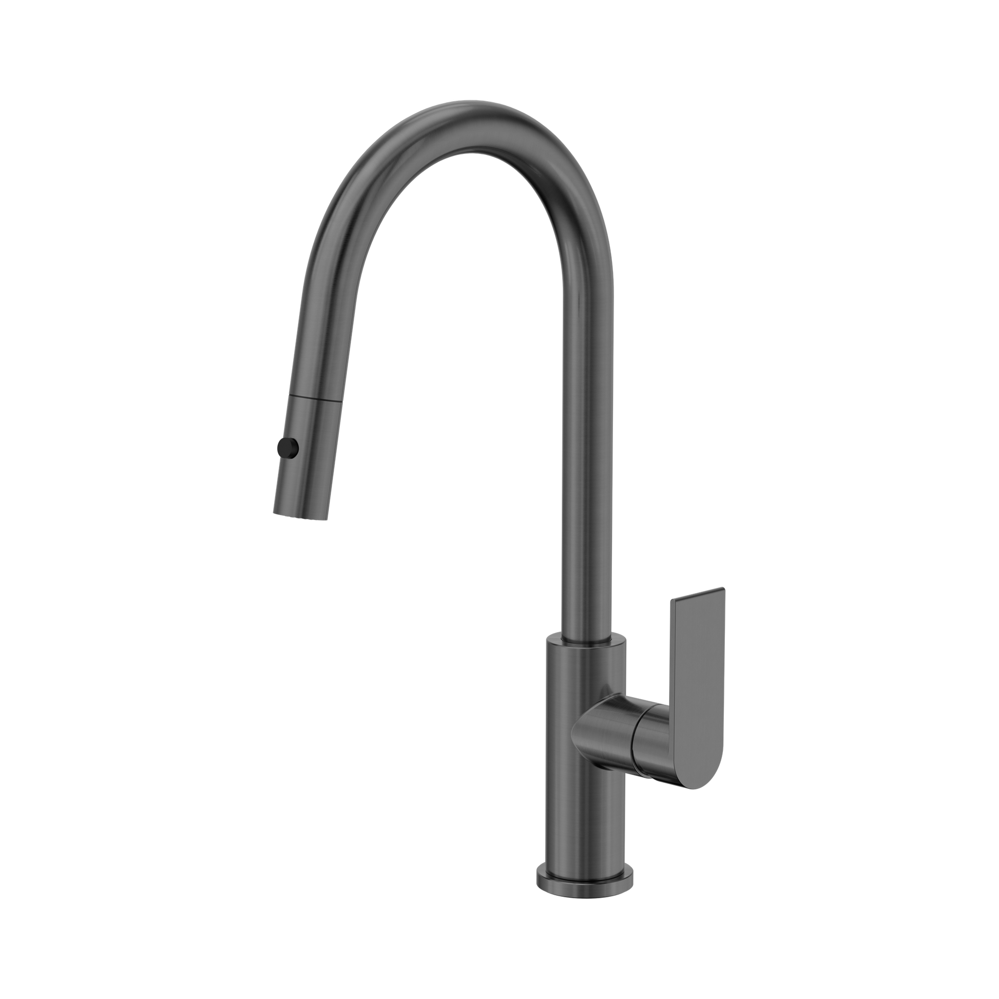 Nero Bianca Pull Out Sink Mixer With Vegie Spray Function, Gun Metal