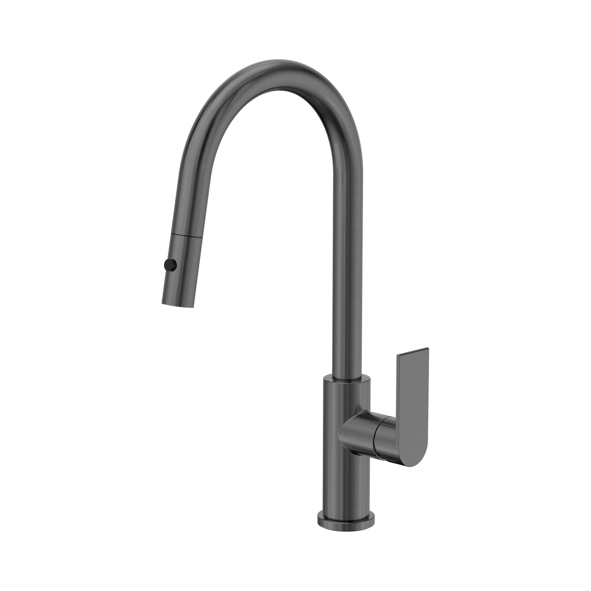 Nero Bianca Pull Out Sink Mixer With Vegie Spray Function, Gun Metal