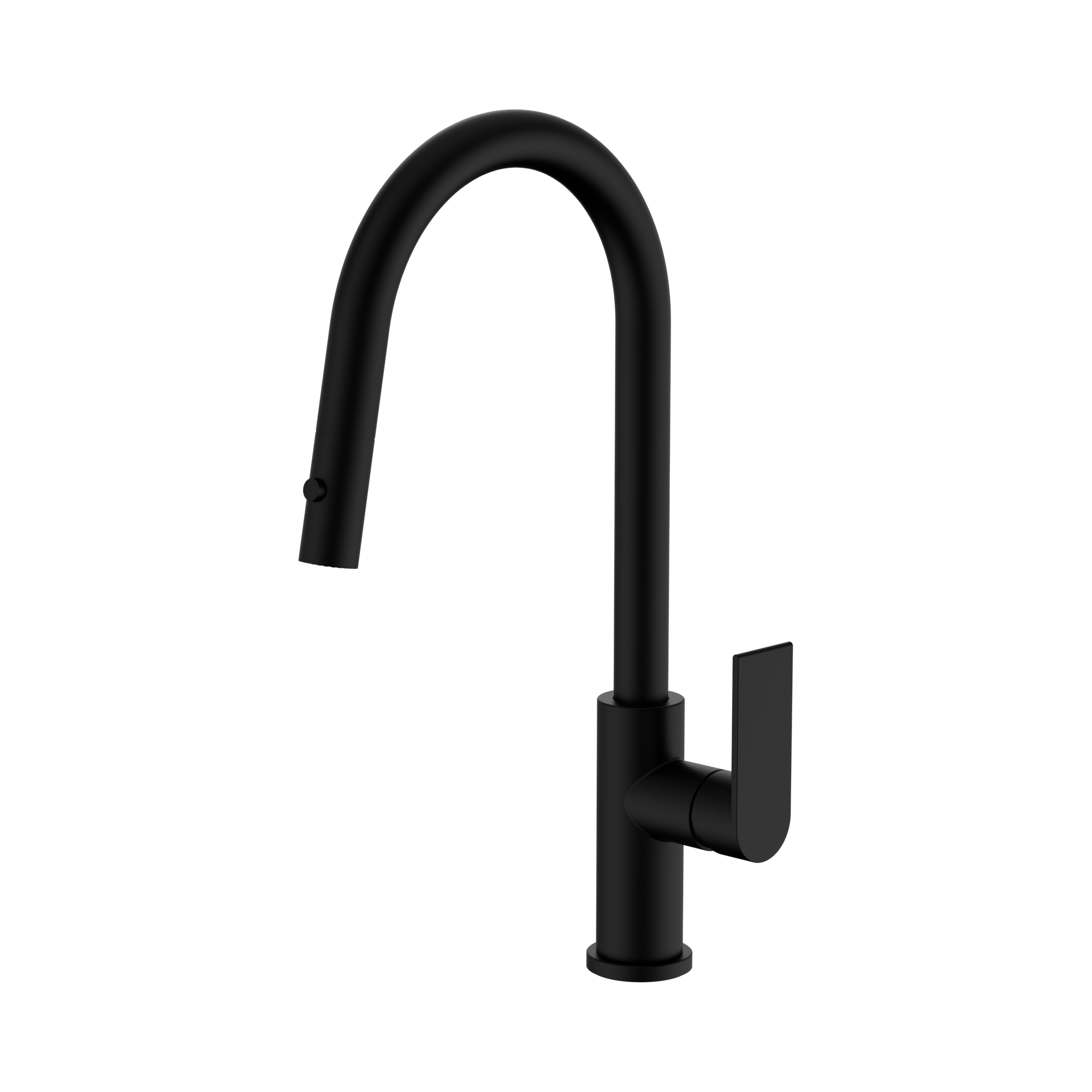 Nero Bianca Pull Out Sink Mixer With Vegie Spray Function, Matte Black