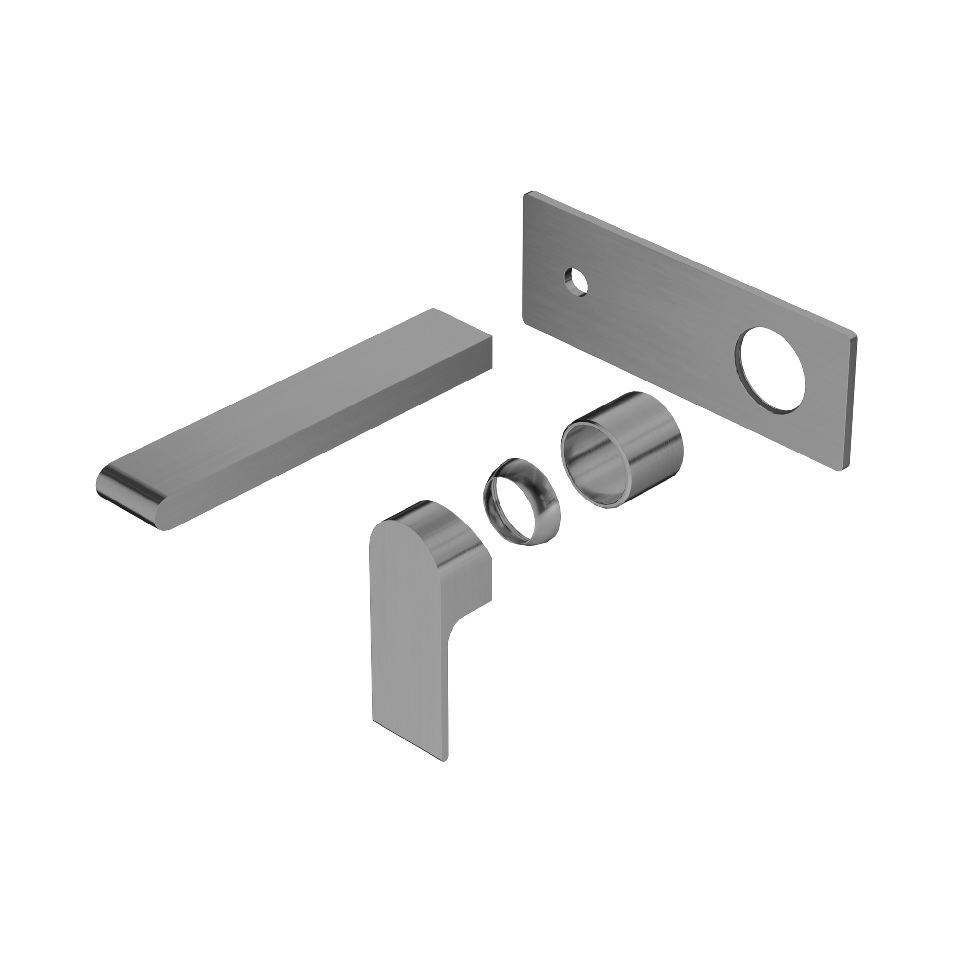 Nero Bianca Wall Mixer Set 187mm Trim Kits Only, Gun Metal