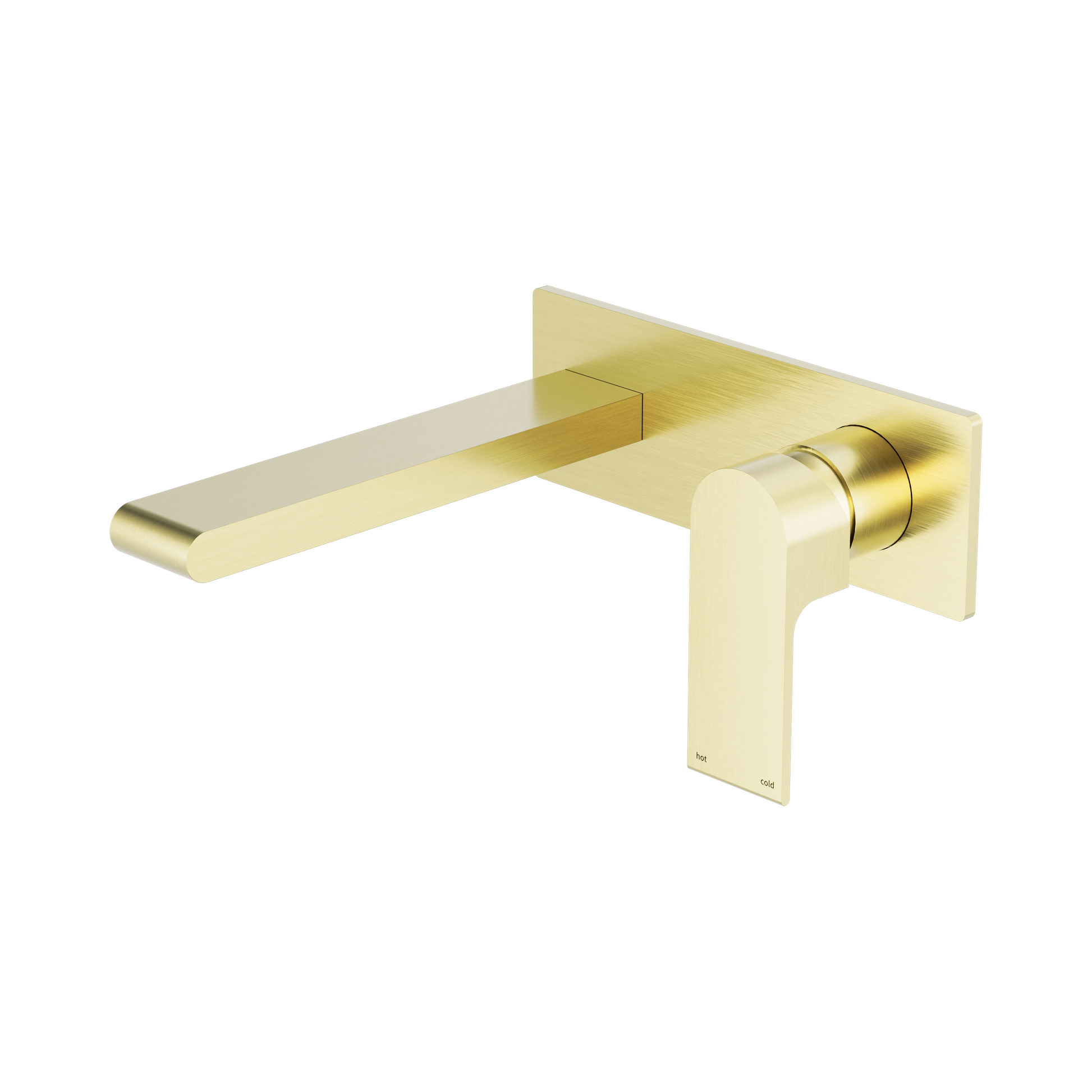Nero Bianca Wall Mixer Set 230mm, Brushed Gold